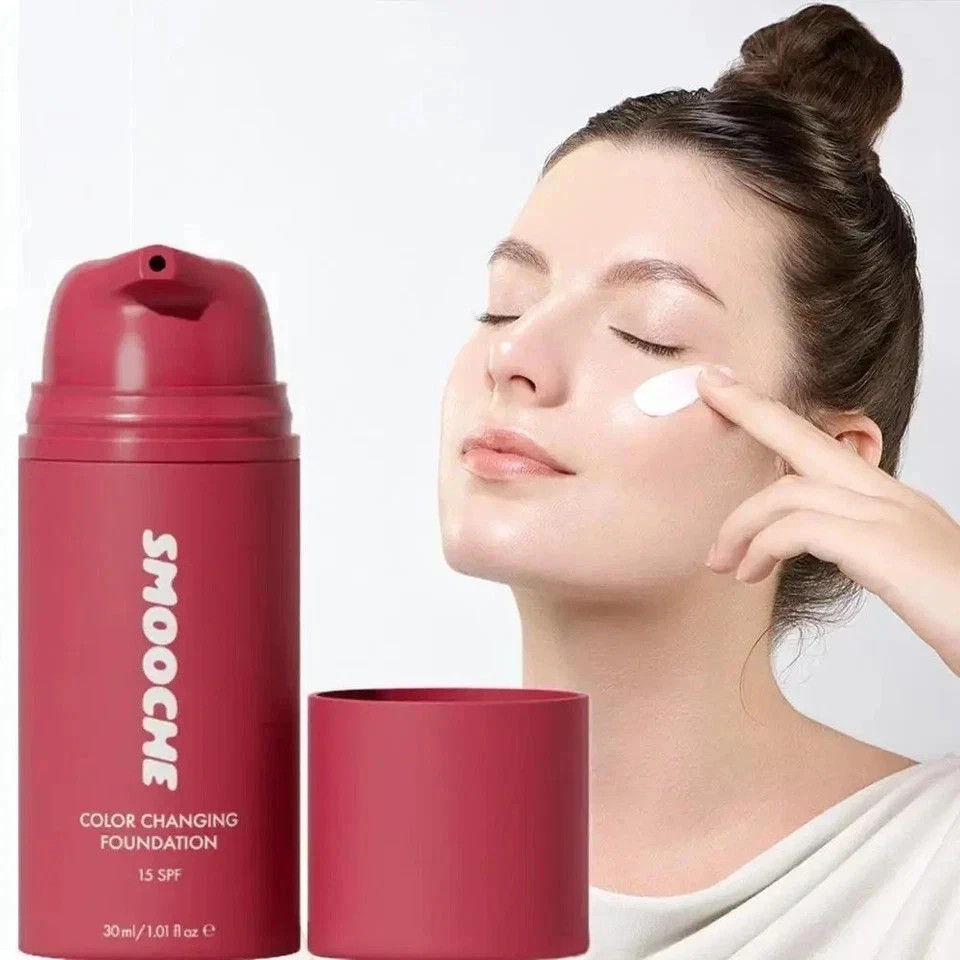 Smooche Korean Color Changing Foundation for All Skin Types Flawless Coverage