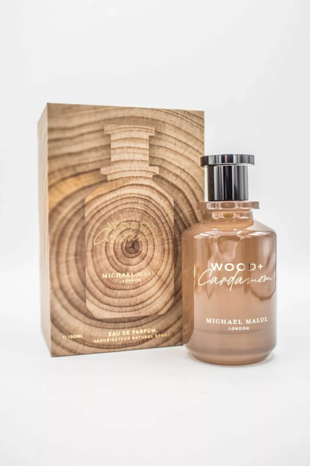 Michael Malul London Wood + Cardamom Eau de Parfum Spray for Men 3.4 OZ / 100ML