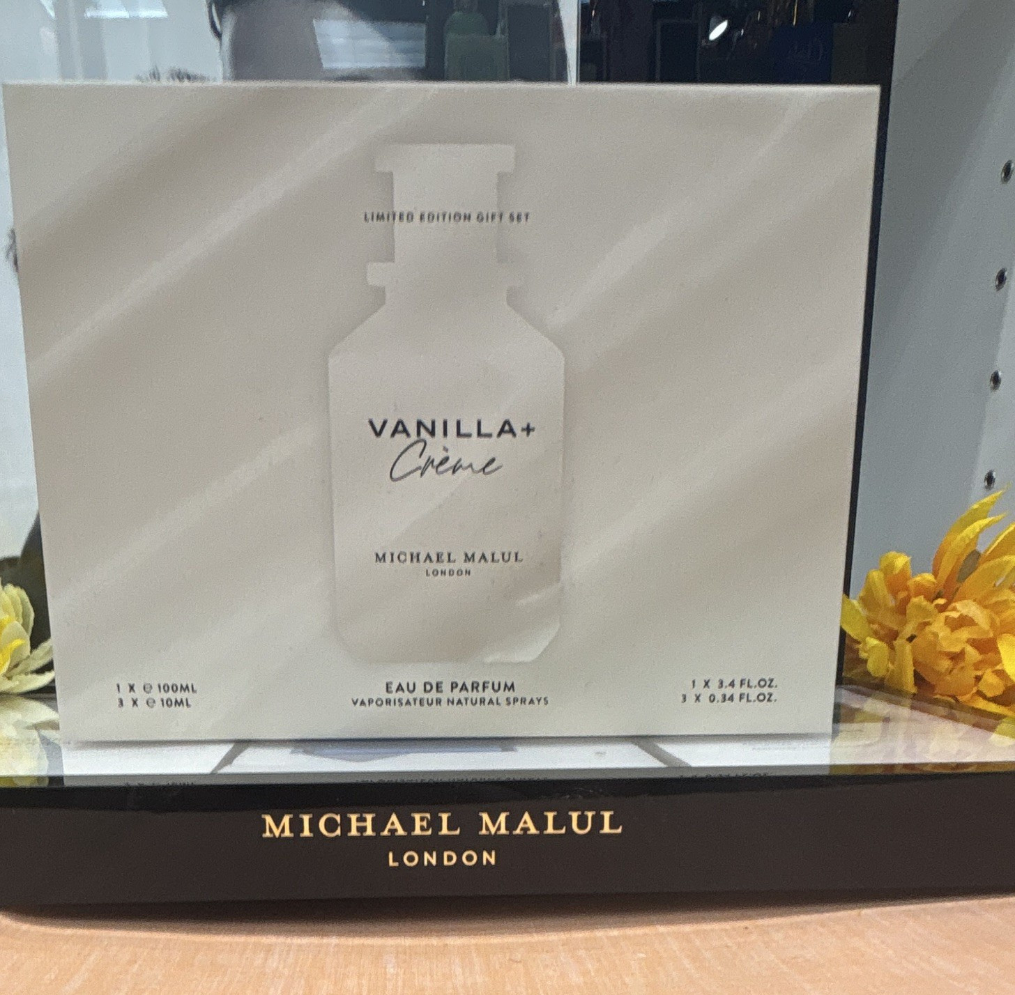 Michael Malul London Vanilla+ Crème Eau de Parfum Spray 3.4 fl oz Gift Set