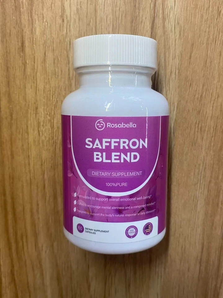 Rosabella [88mg] Supplement Saffron for Mental Clarity, Digestion, Positive Mood