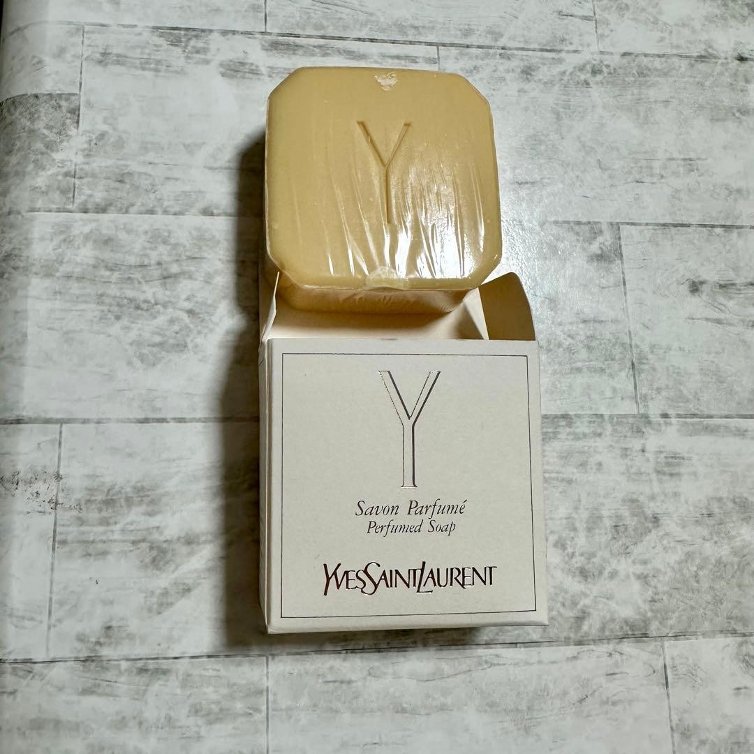 Yves Saint Laurent Y Perfumed Soap 100g case with refill from Japan soap sealed