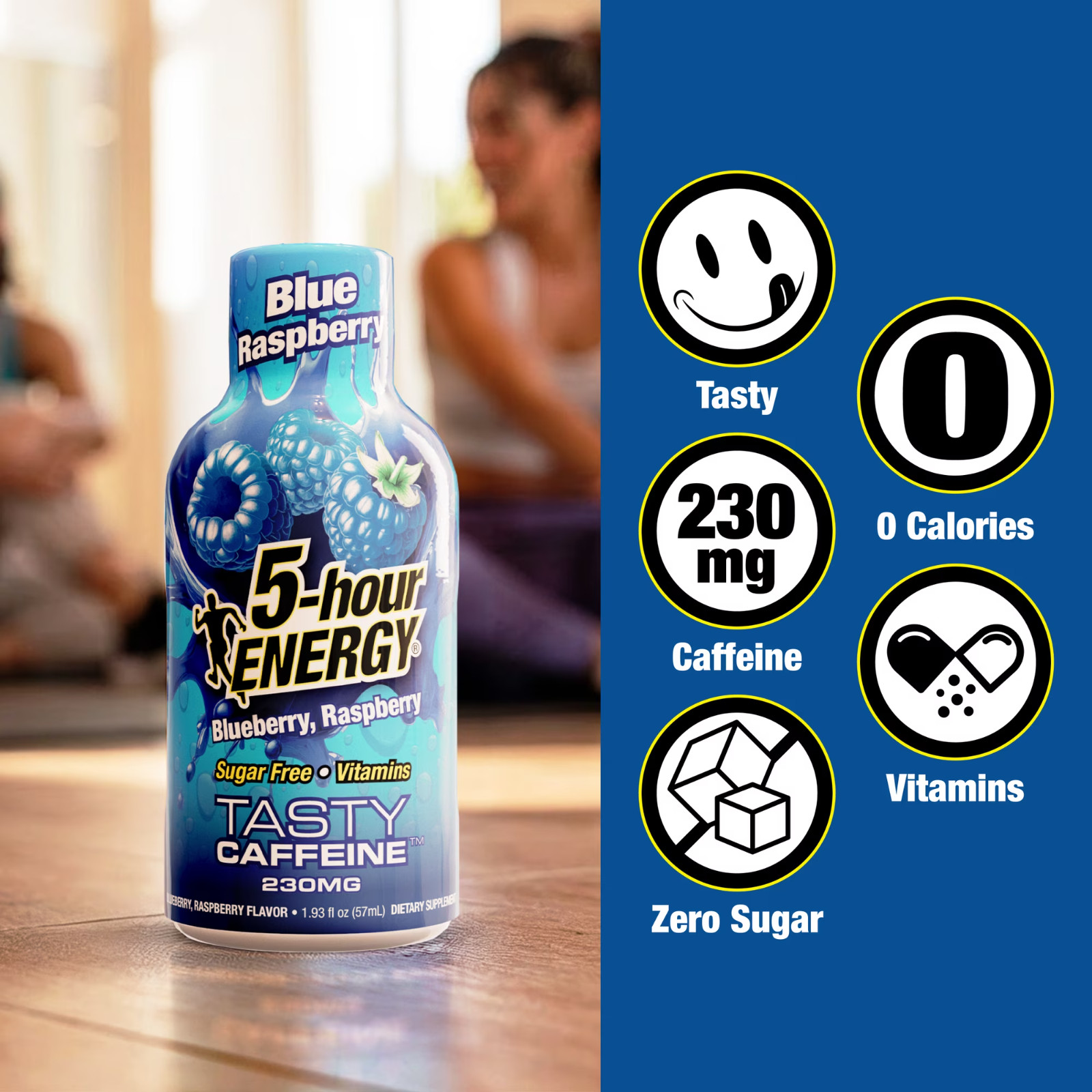 NEW 2 pack 5-hour ENERGY Shot, Extra Strength, Blue Raspberry, 30 Count