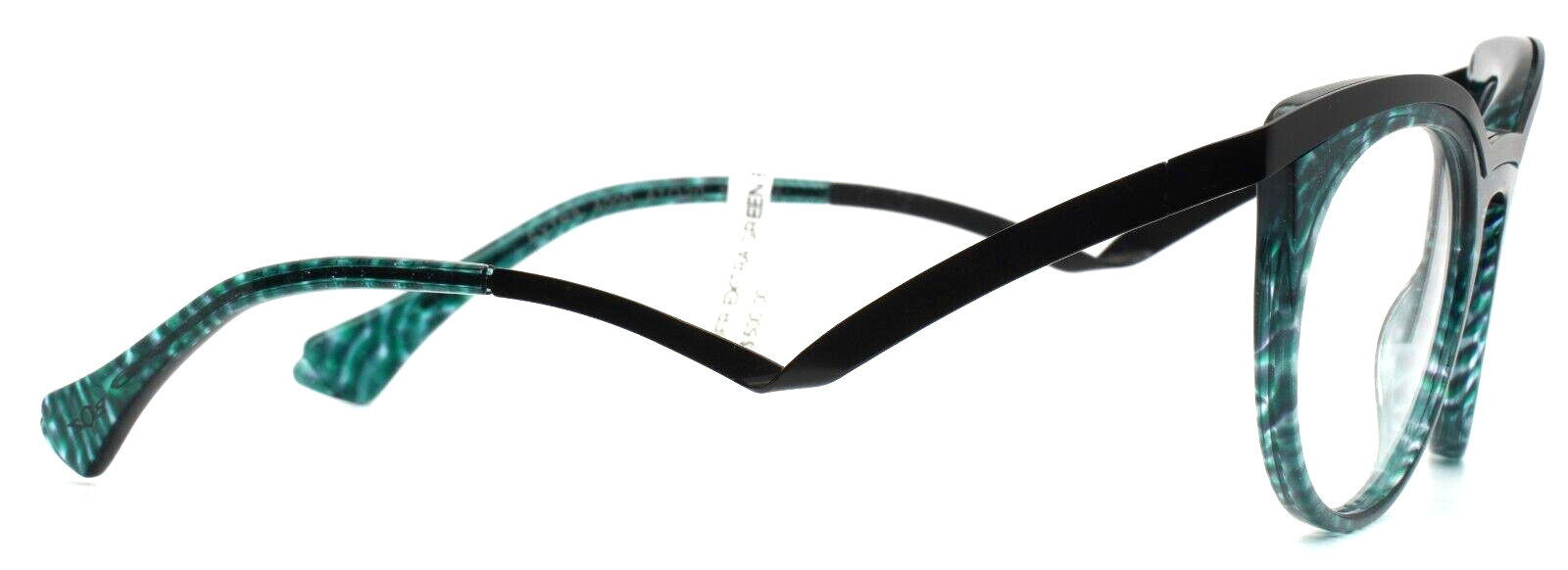 BOZ by JF REY Extra 4000 Green Black Womens Semi Cat Eye Eyeglasses 47-20-140