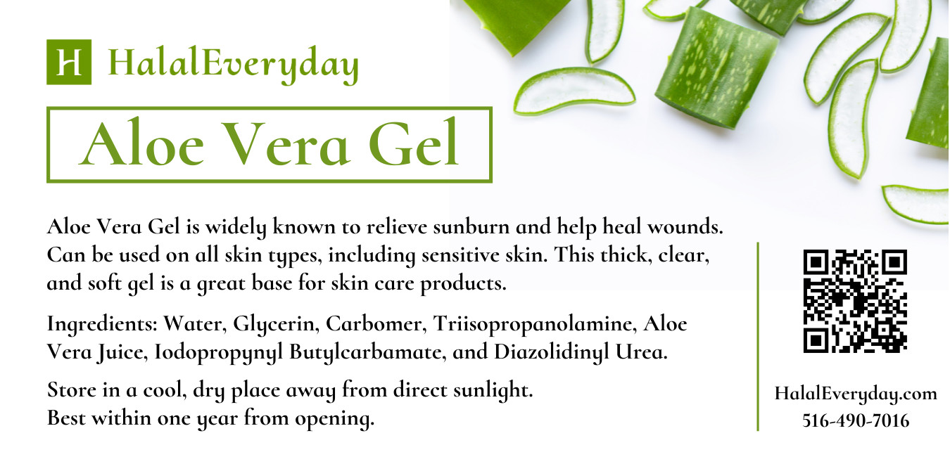 100% Pure Aloe Vera Gel – Organic Skin Care Soothing Moisturizing Cosmetic Grade
