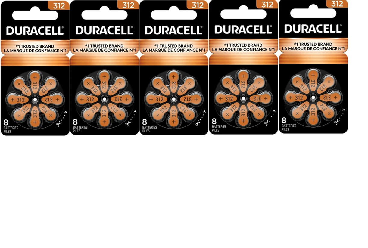 Duracell Hearing Aid Batteries Size 312 – Fast shipping- Fresh Exp-2029