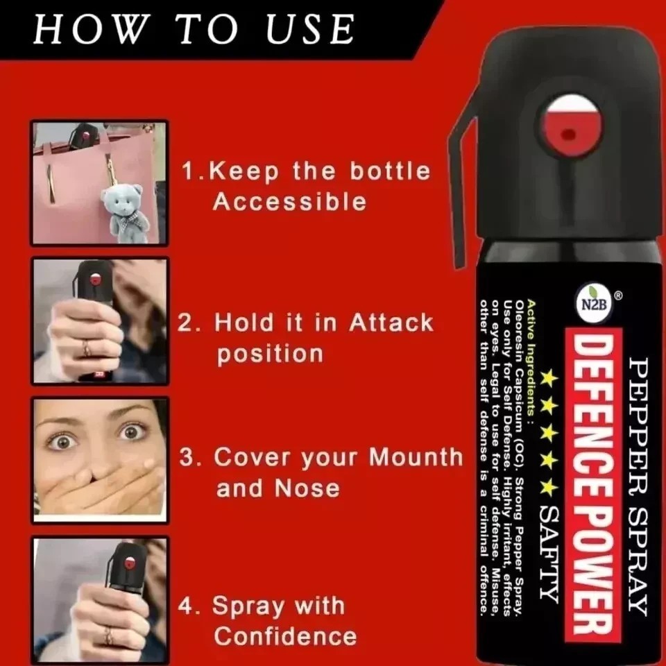 N2B Women Sefety Spray | Free Shipping | 50 ML (Pack of 1)