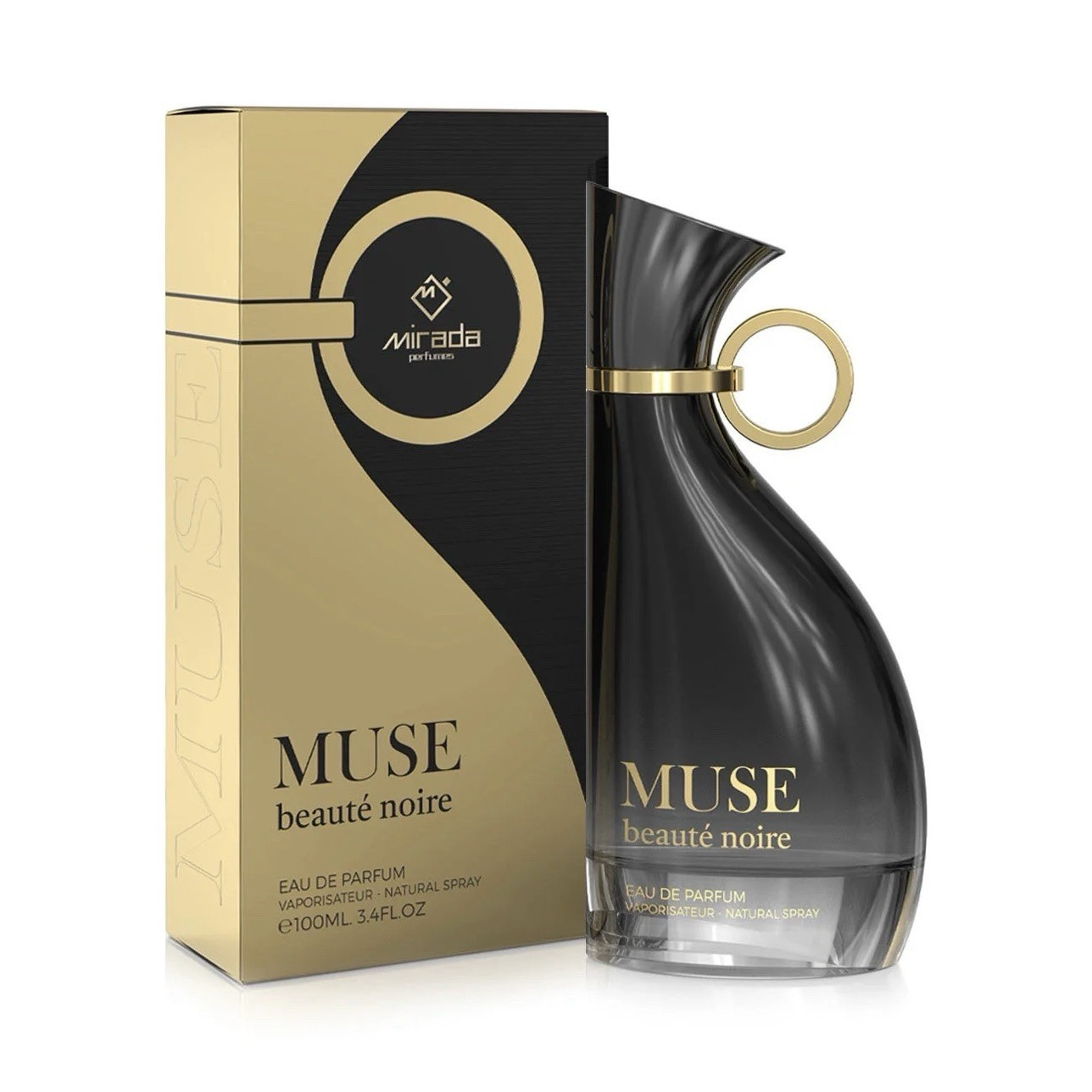 Mirada Muse beauté noire Eau de Parfum EDP Spray 3.4 fl oz Regular Size