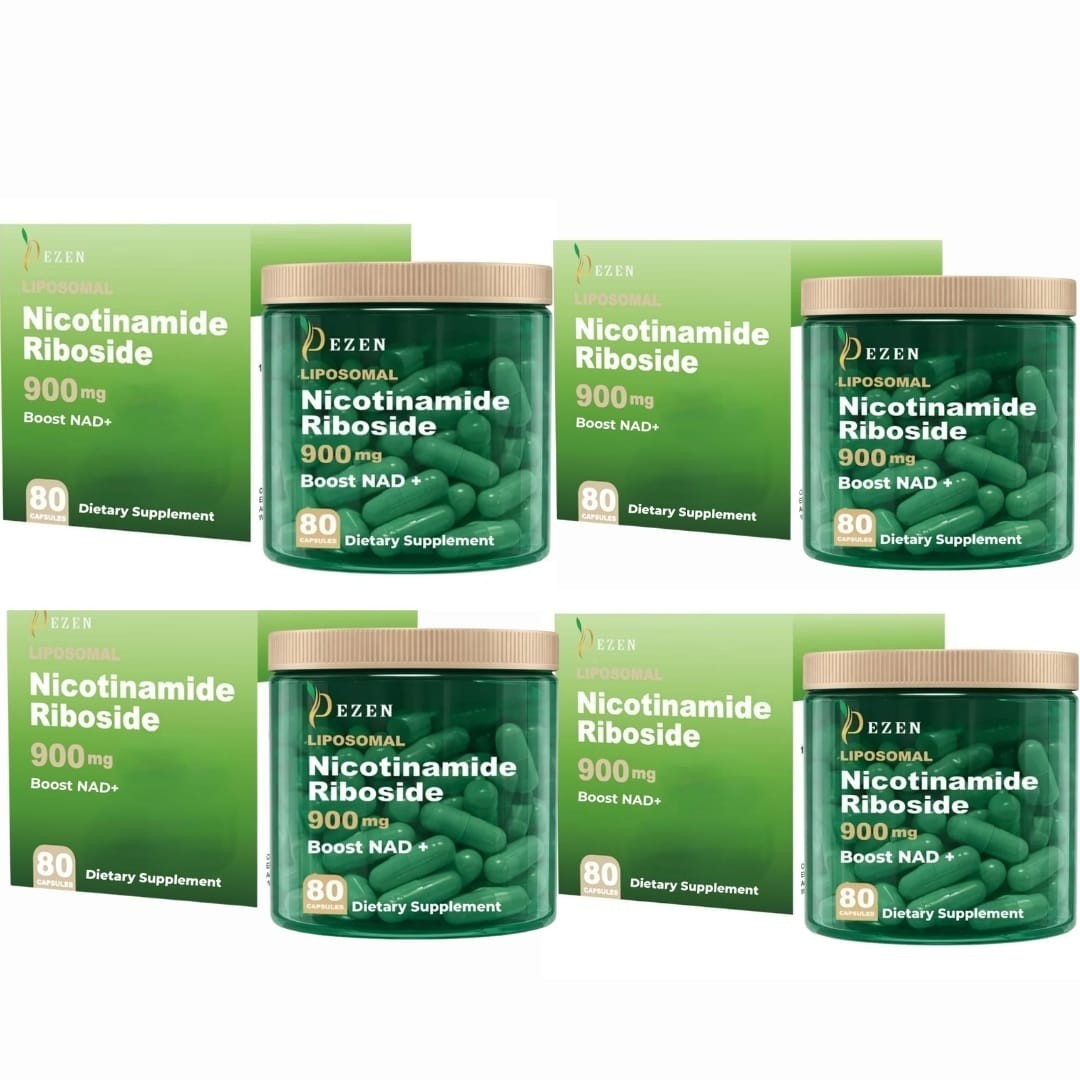 DEZEN NAD+ Supplement Alternative, Liposomal Nicotinamide Riboside, Pack 4
