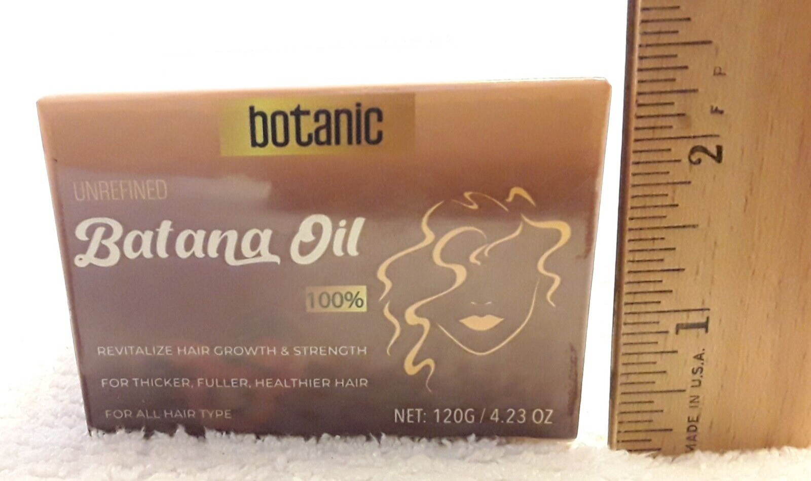 Botanic UNREFINED Batana Oil 100% Revitalize Hair Growth Strength All Hair Types