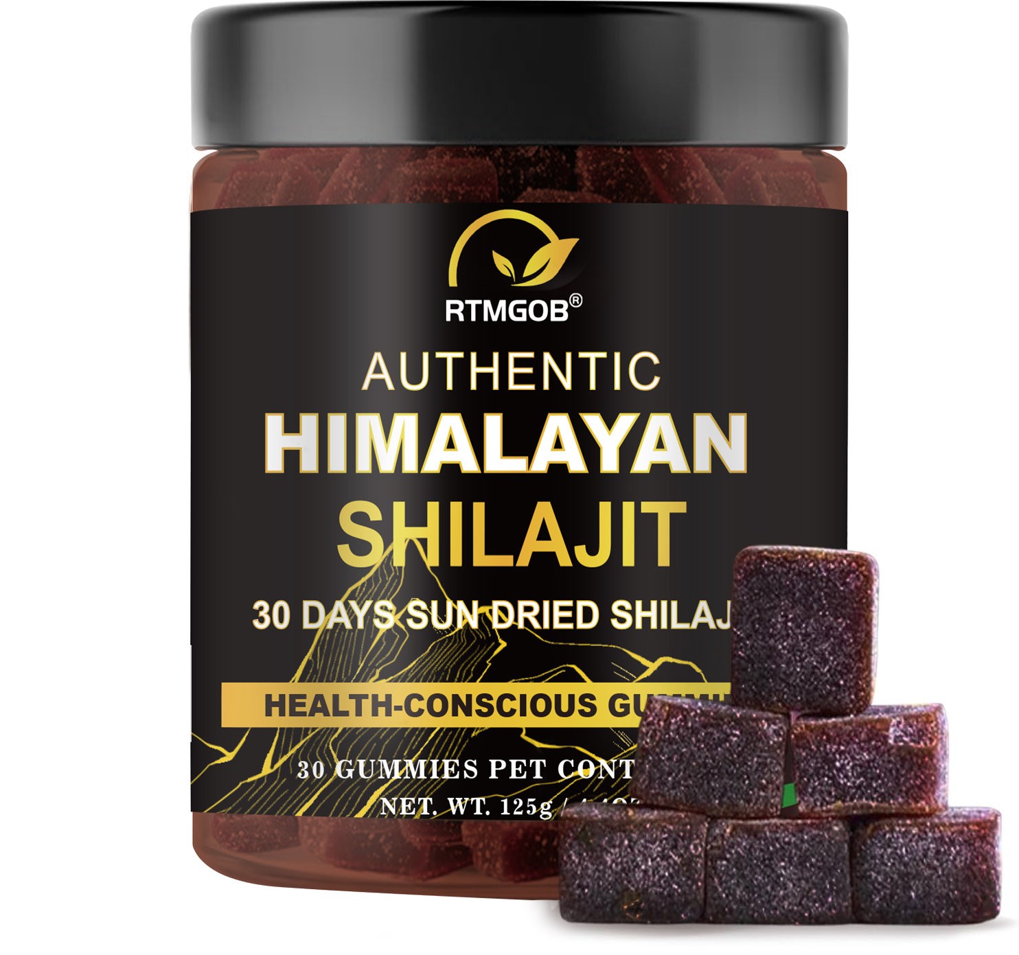 Himalayan SHILAJIT| Cellular Energy & Hormonal Balance | 30 Gummies