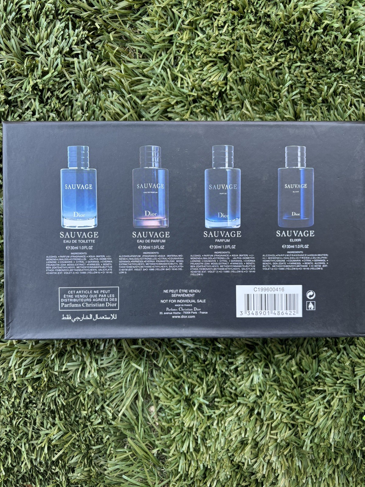 Christian Dior Sauvage Gift Set 4‑Piece 30ml Men’s Cologne New Sealed Box