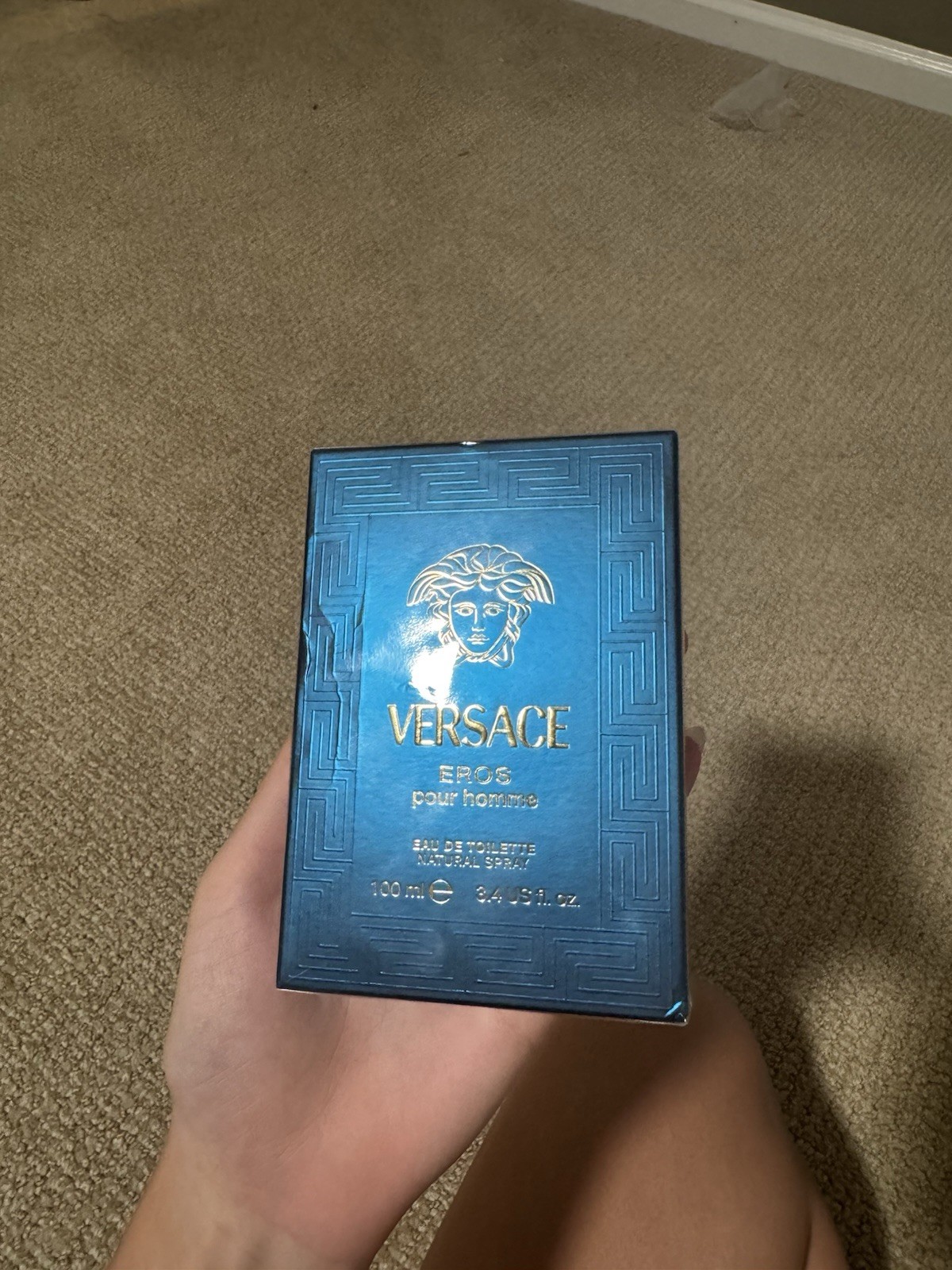 Versace Eros pour homme Eau de Toilette Cologne 3.4 US fl oz