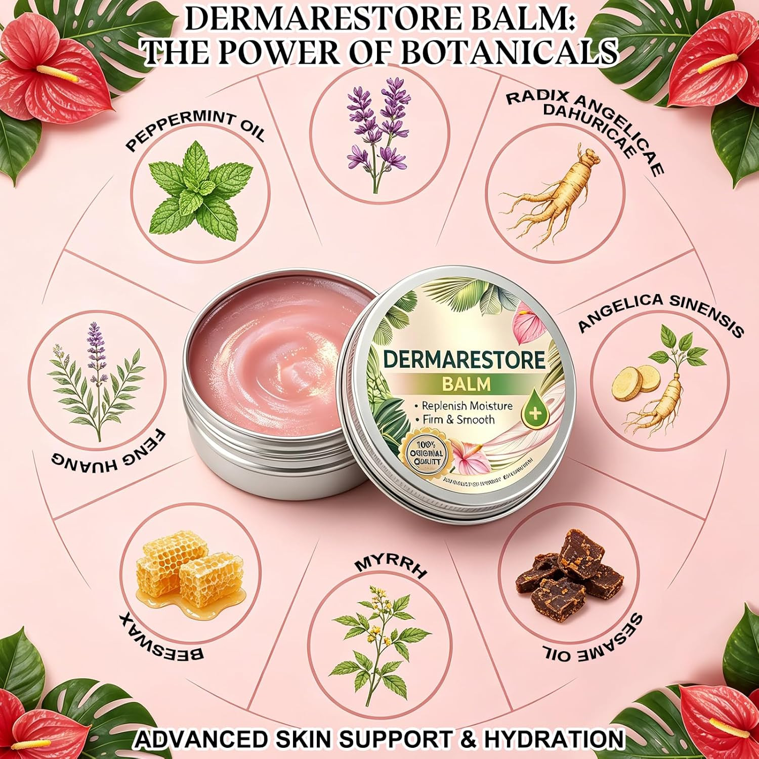 2Pcs Derma Restore Balm,Dermarestore Miracle Balm,Comfortable Balms,Moisturizing