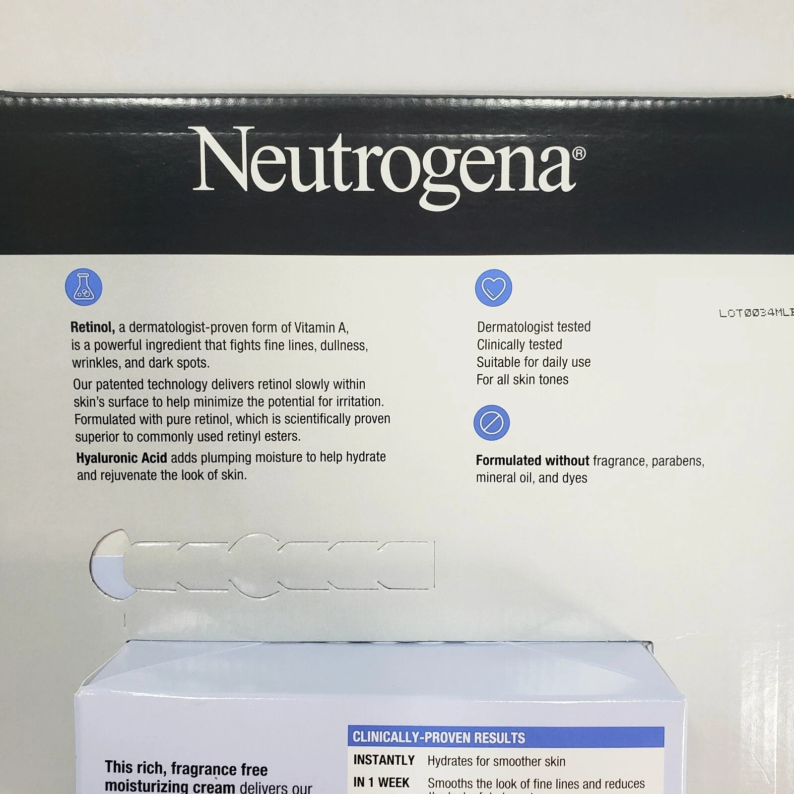 2 Pack Neutrogena Rapid Wrinkle Repair Regenerating Cream Fragrance Free 1.7oz