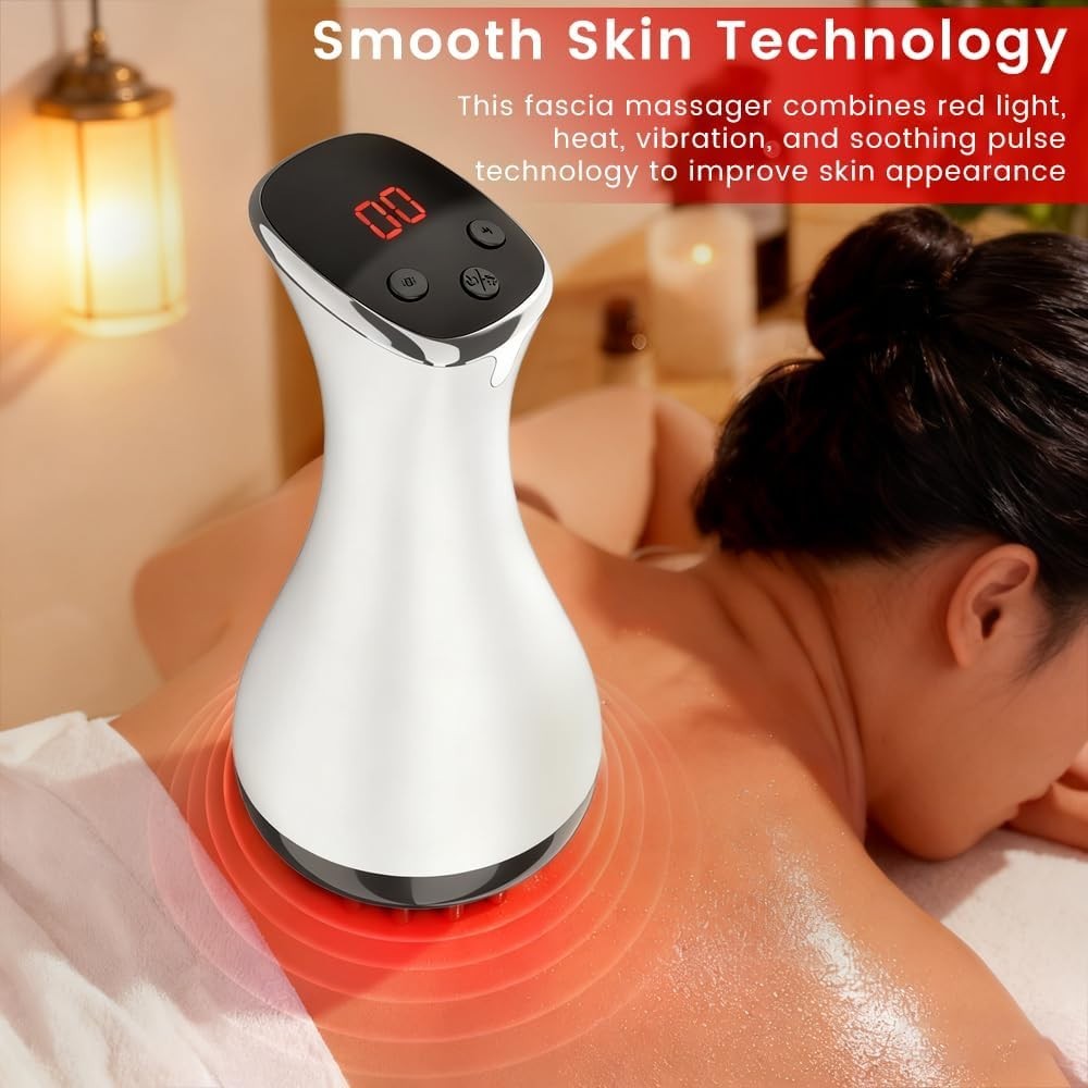 LED Display Rechargeable Massager: Anti-Cellulite & Skin Smoothing for Daily Use