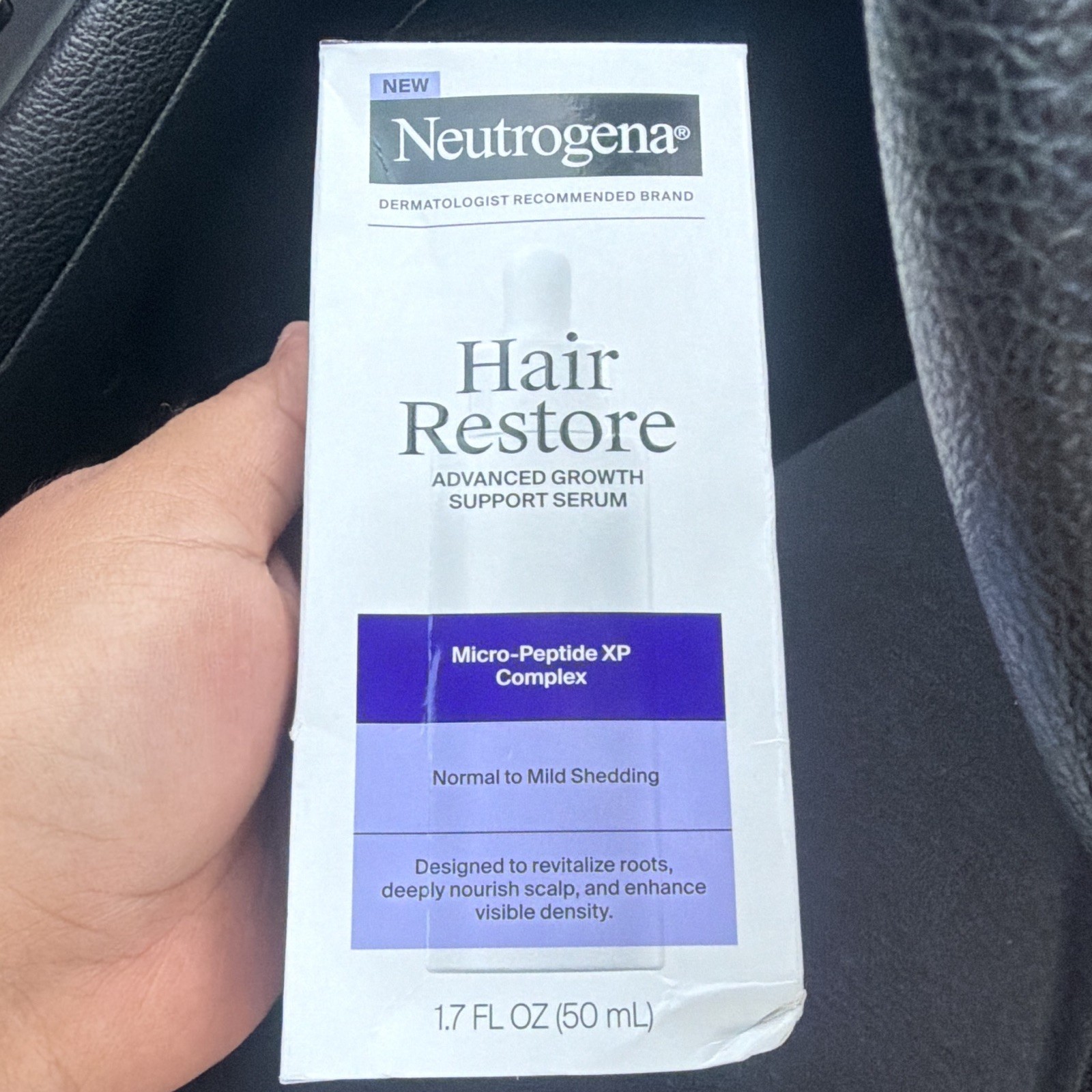 Neutrogena Hair Restore Growth Support Serum, Sulfate/Dye/Paraben-Free 1.7oz