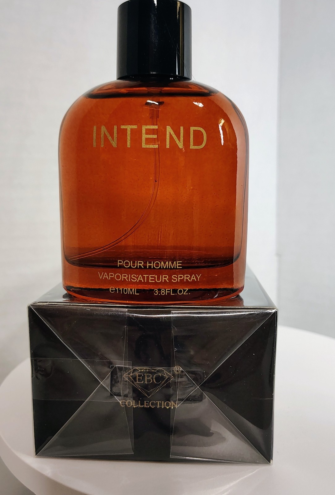 Intend Cologne Men 3.8oz EDP Spray EBC Collection New Sealed Woody Musk Scent