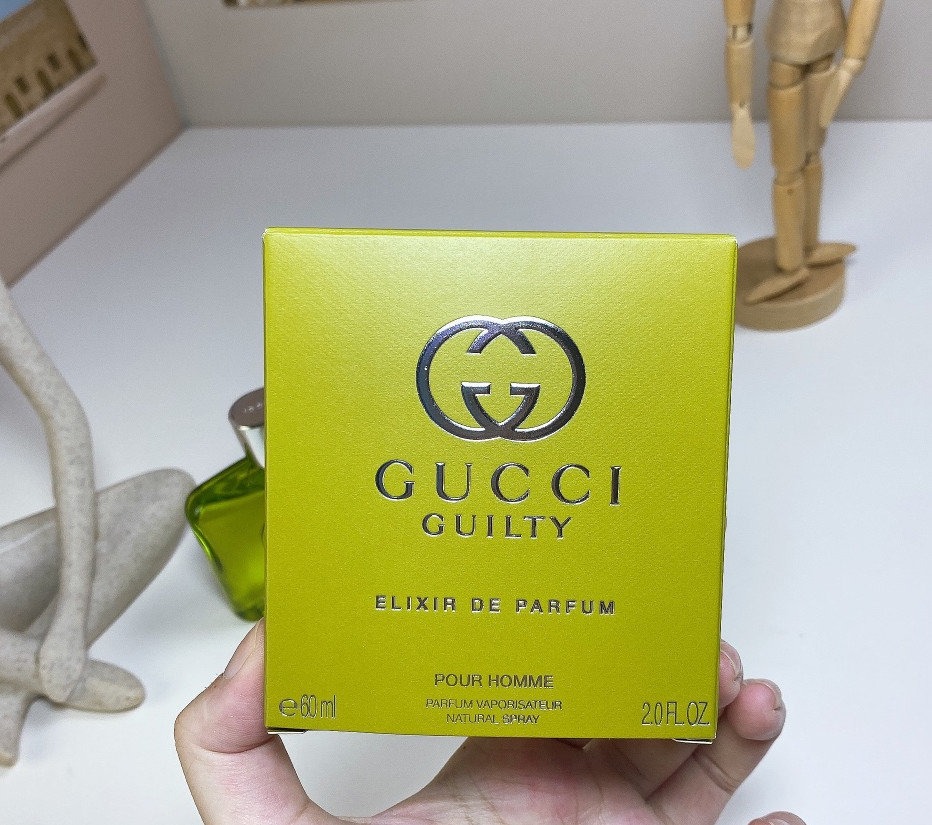 Guilty Elixir De Parfum Pour Homme 2.0 oz Perfume Cologne for Men New & Sealed