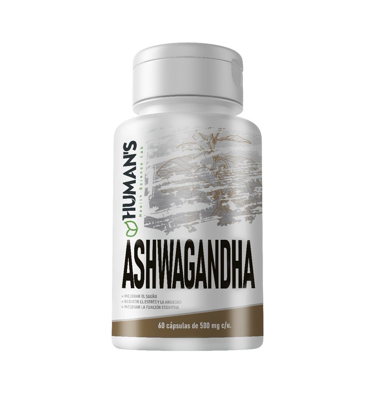 ashwagandha 60 Cps 100% Natural Sleep,stress Humans Health Usa