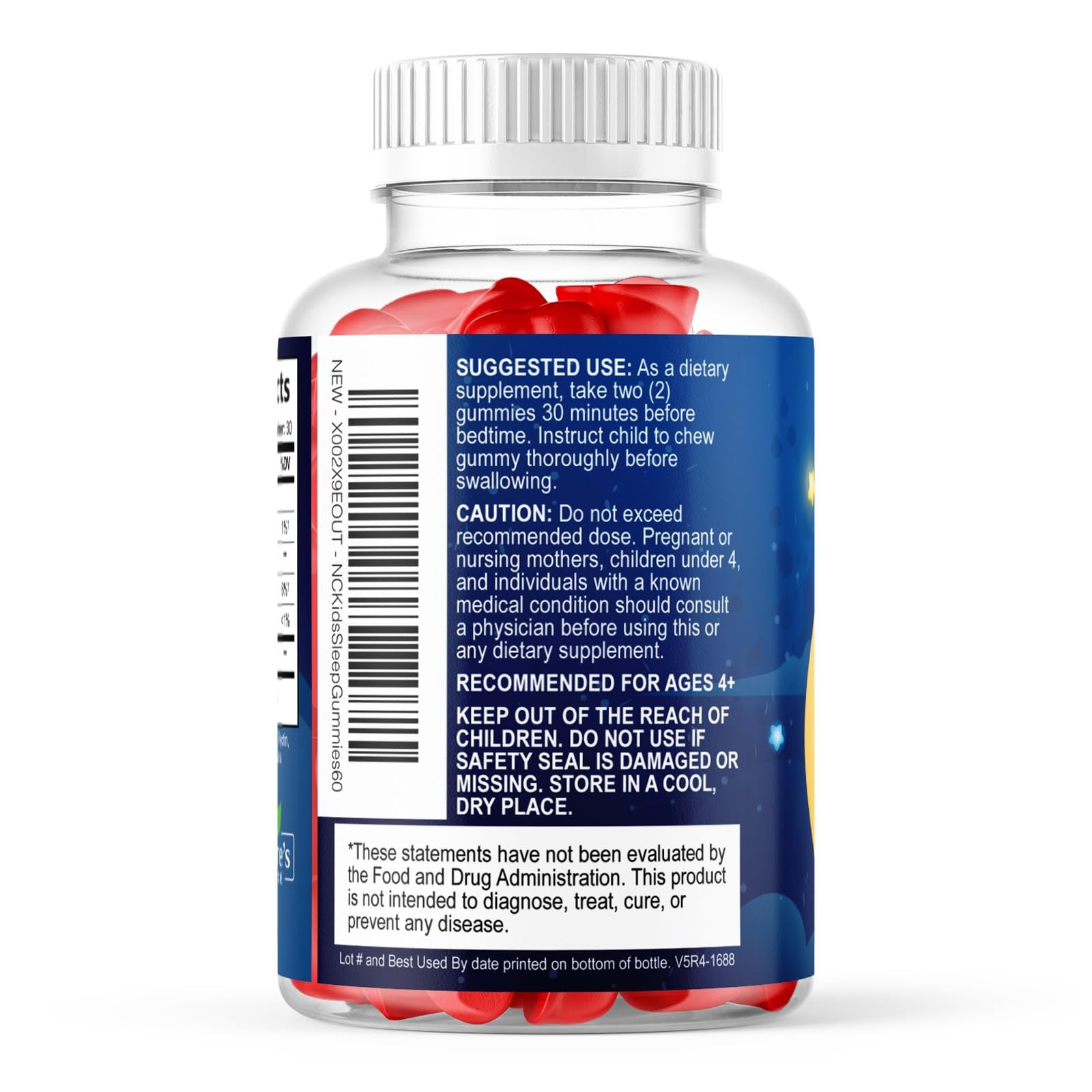 Kids Melatonin Gummies – 2mg Per Serving – 60 Count (Pack of 1)