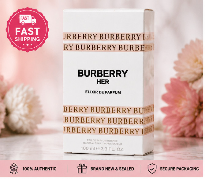Burberry Her Elixir de Parfum 3.3 oz/100 ml Fragrance for Women | Free Shipping