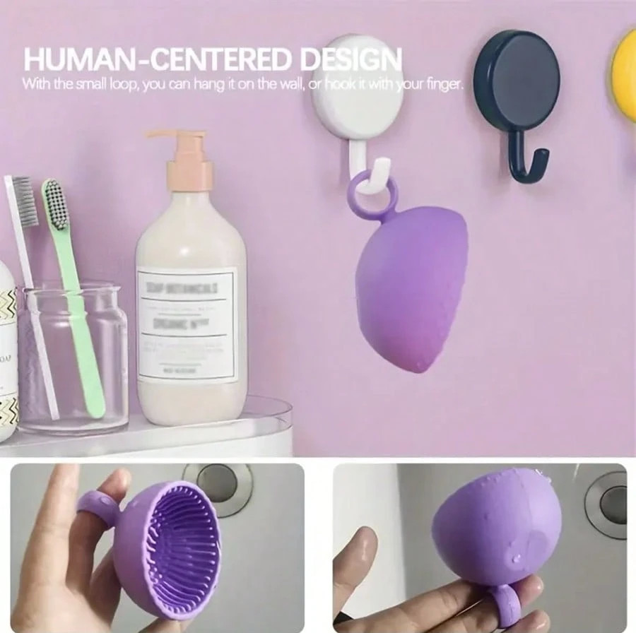1pc Makeup Brush Cleaning Pad – Easy Scrub Tool for Brushes & Toothbrush – NEW