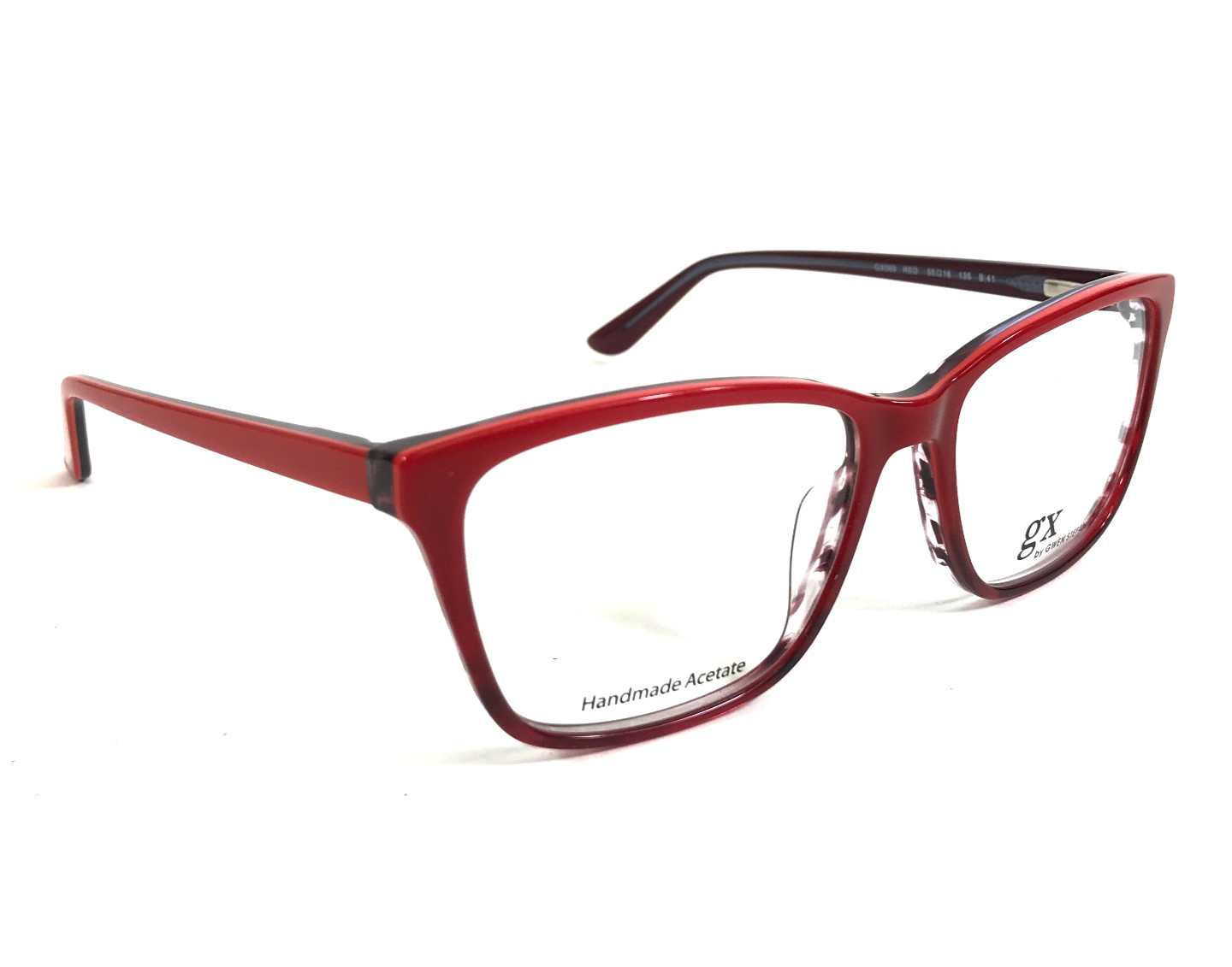GX by Gwen Stefani Eyeglasses Frames GX069 RED Cat Eye Full Rim 55-16-135
