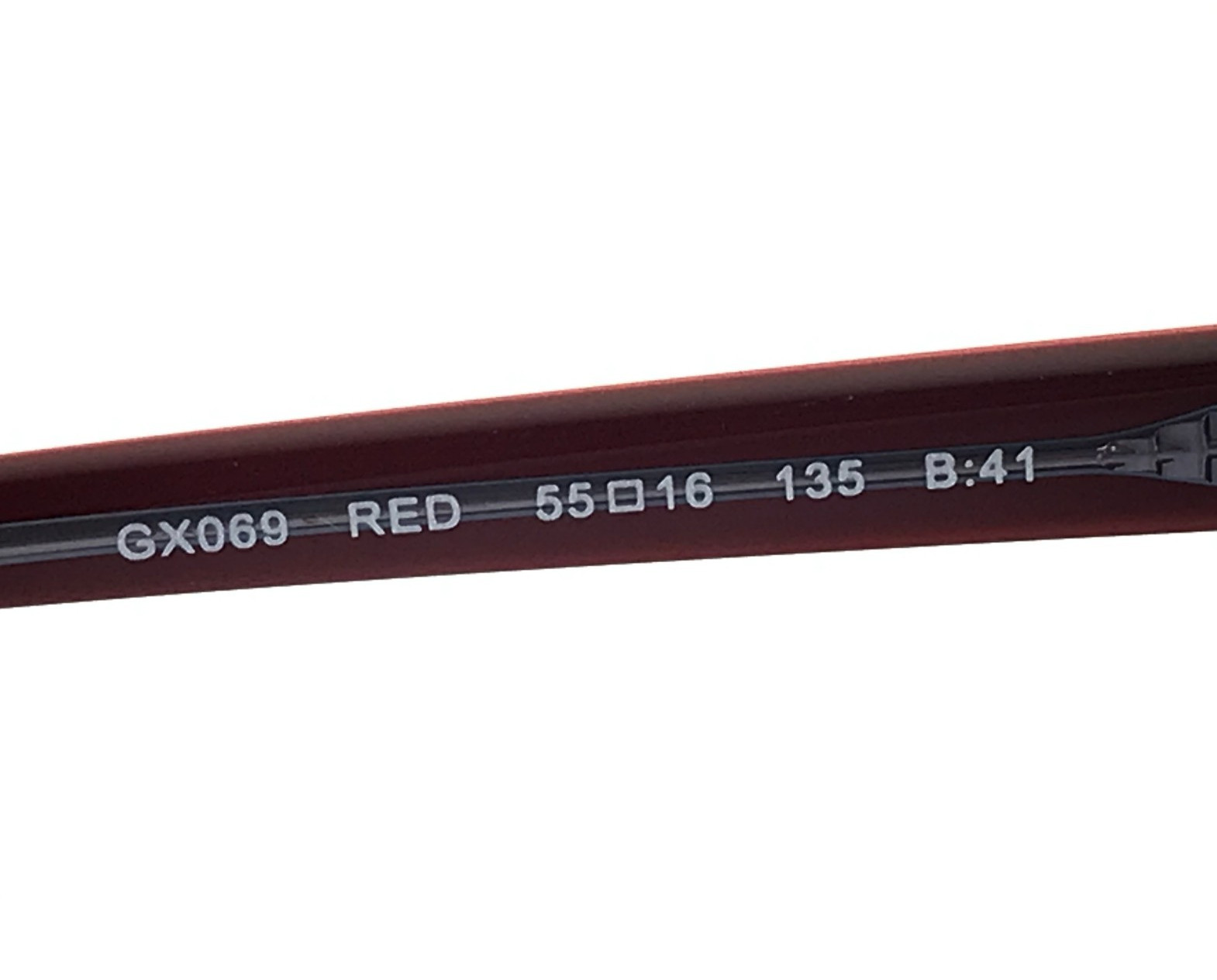 GX by Gwen Stefani Eyeglasses Frames GX069 RED Cat Eye Full Rim 55-16-135