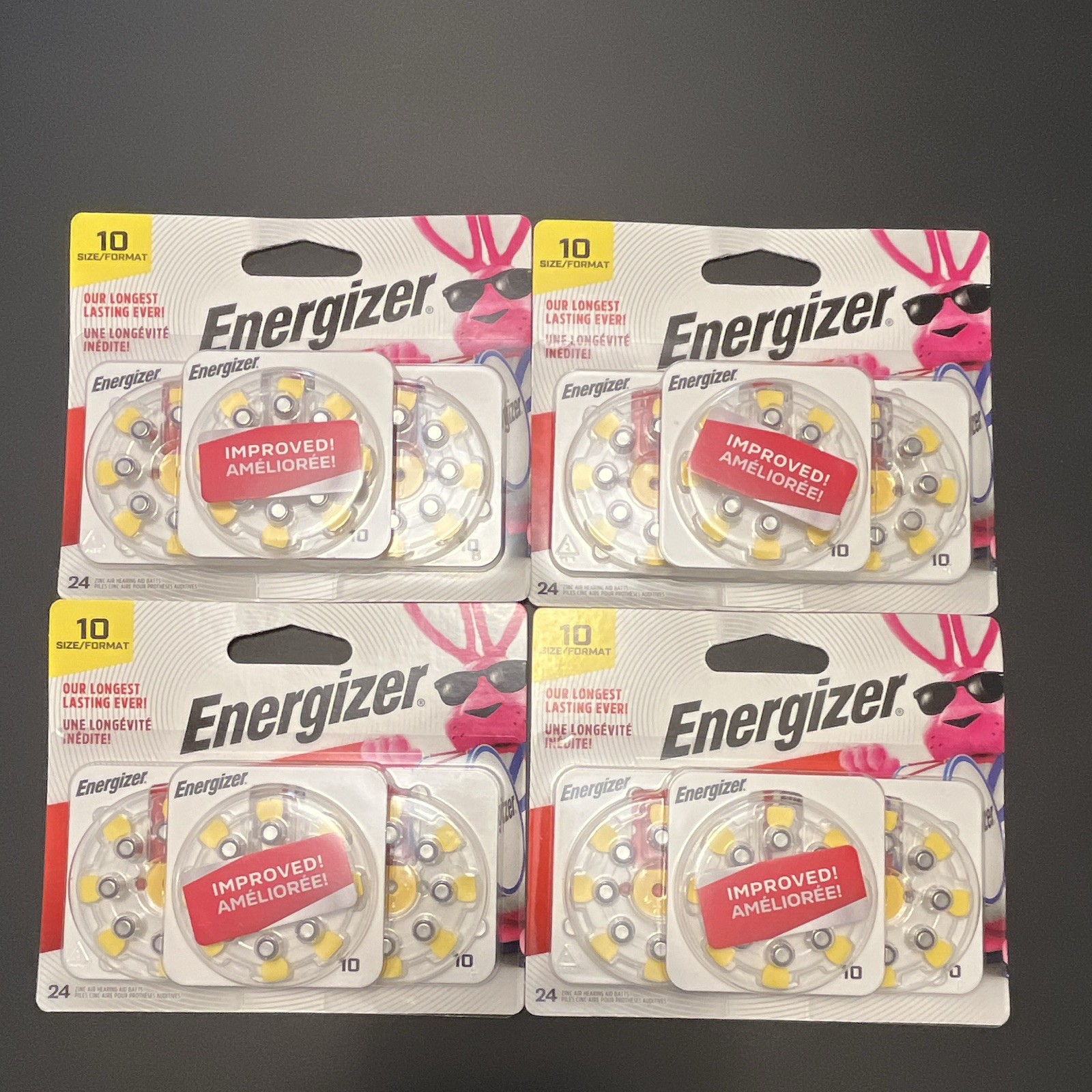 Energizer Size 10 Zinc-Air Hearing Aid Batteries 24 Pack AZ10DP-24