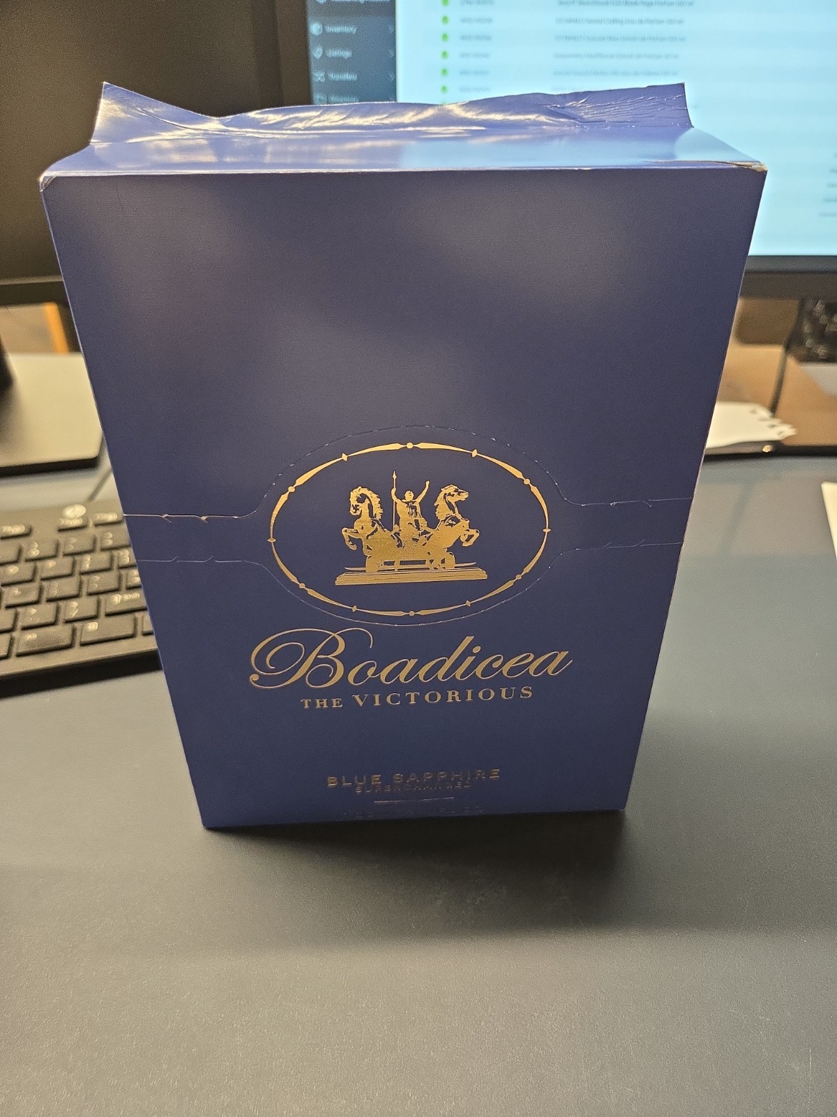 Boadicea The Victorious Blue Sapphire Supercharged 3.4 oz/100 ml. Box Damaged