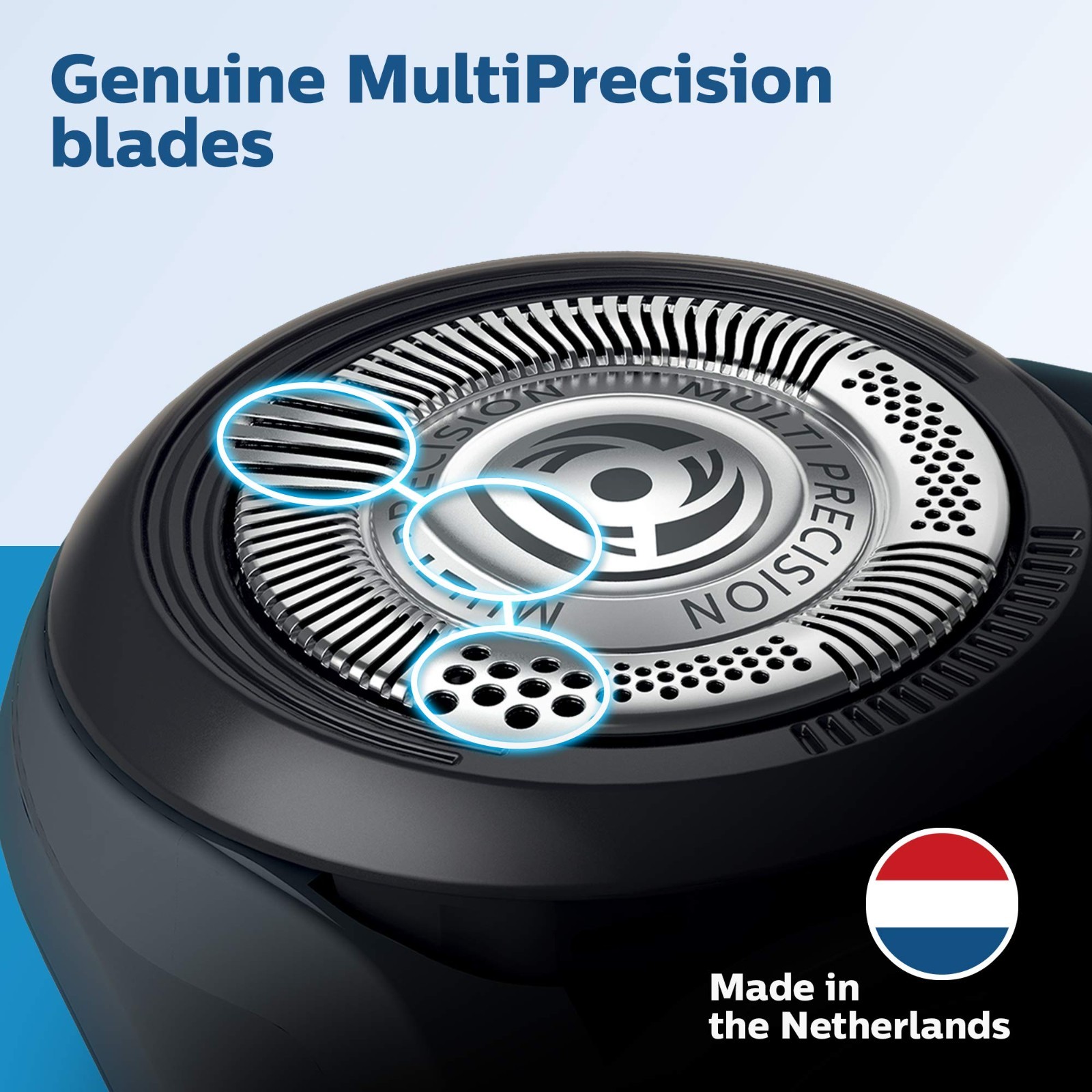 Genuine Shaving Heads for Philips Norelco Series 5000 & 6000 – 3 Pack, Self-Shar