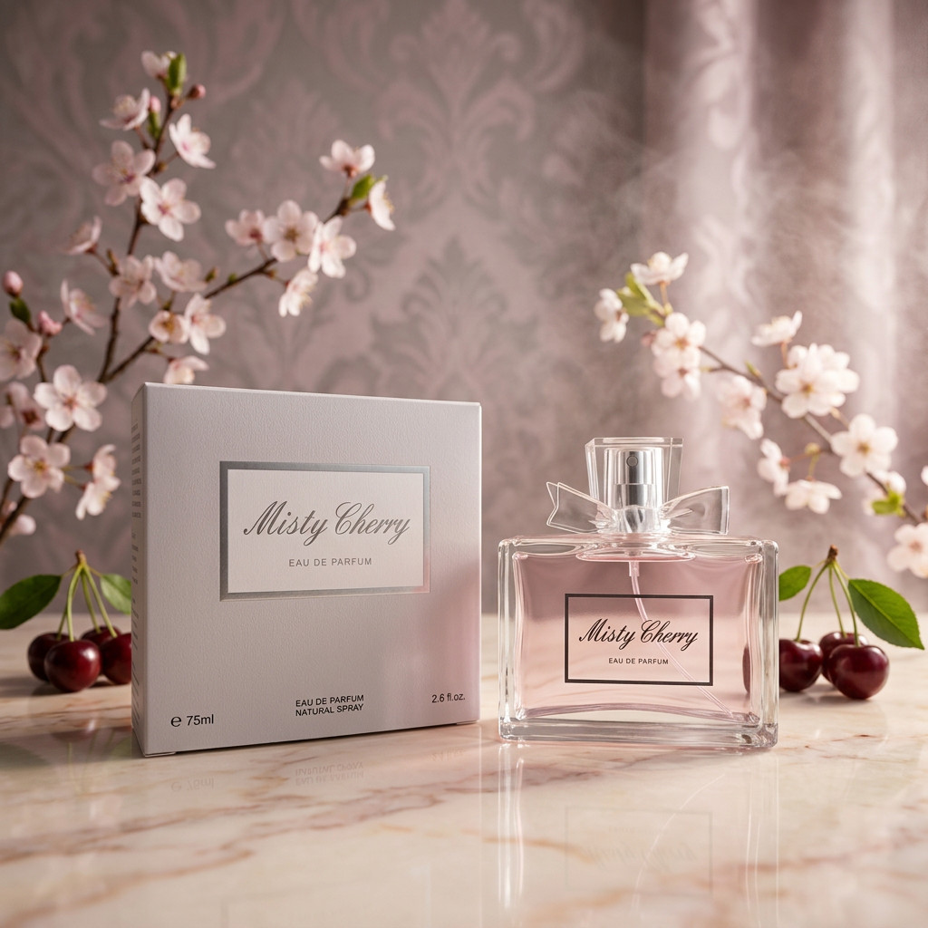 Misty Cherry Eau de Parfum Natural Spray for Women, 75ml / 2.5 fl oz