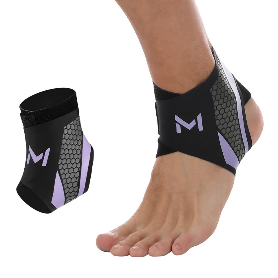 2 Pcs Adjustable Ankle Brace Compression Sleeve Support Fasciitis Pain Relief US