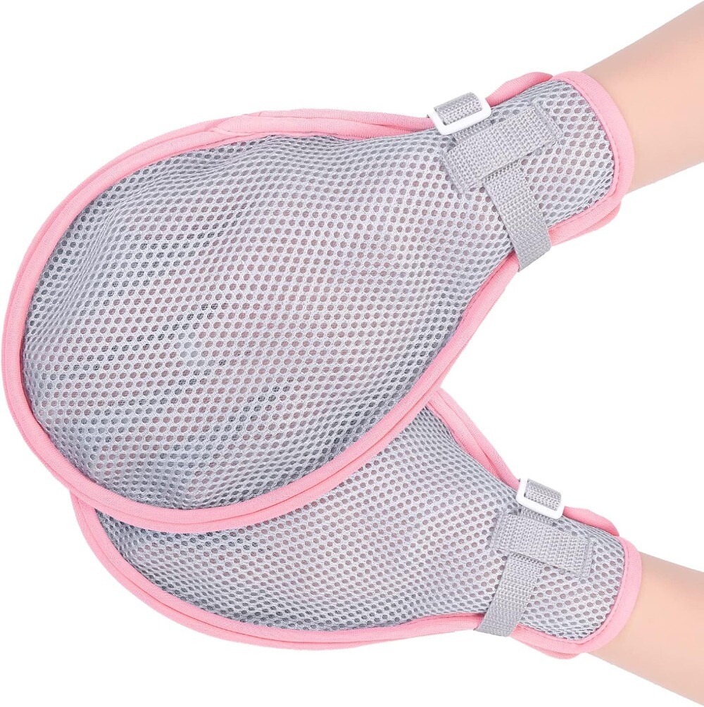 2 Pcs Restraint Gloves for Dementia Patients Elderly Care Autistic Child Safety