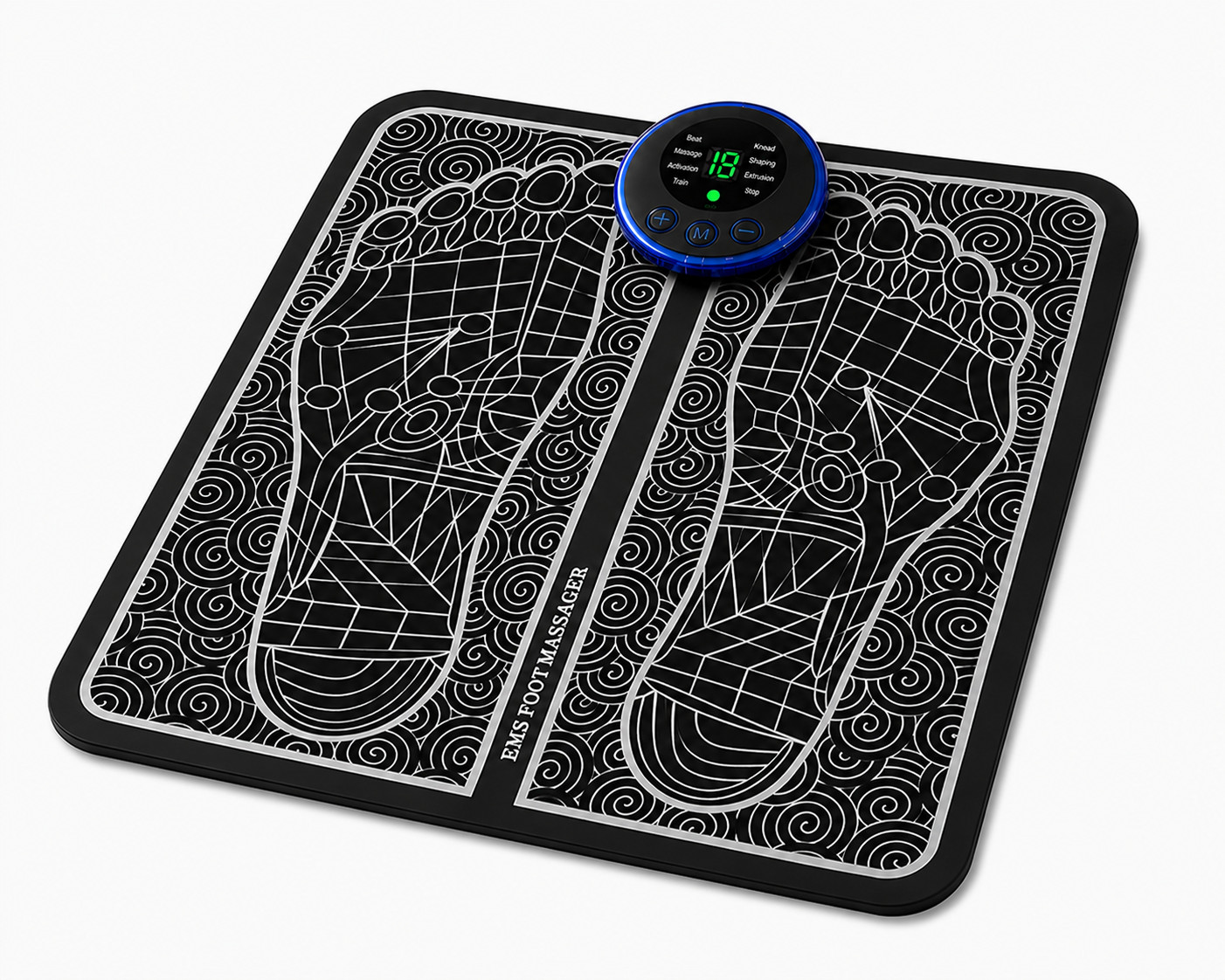 EMS Foot Massager Mat Foot Stimulator Pad Circulation Relaxation Pain Relief USB
