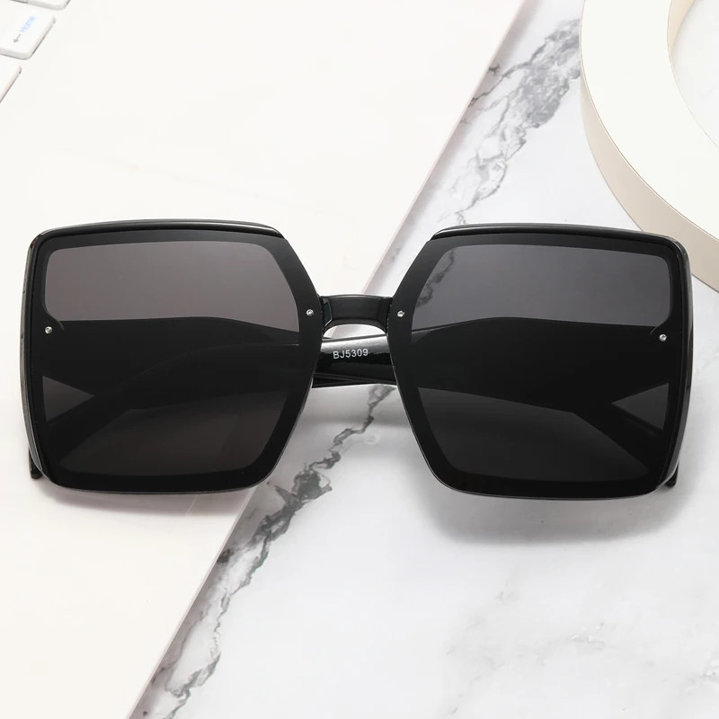 Large Square Frame Sunglasses Europe and the United States Fashion Trend Persona