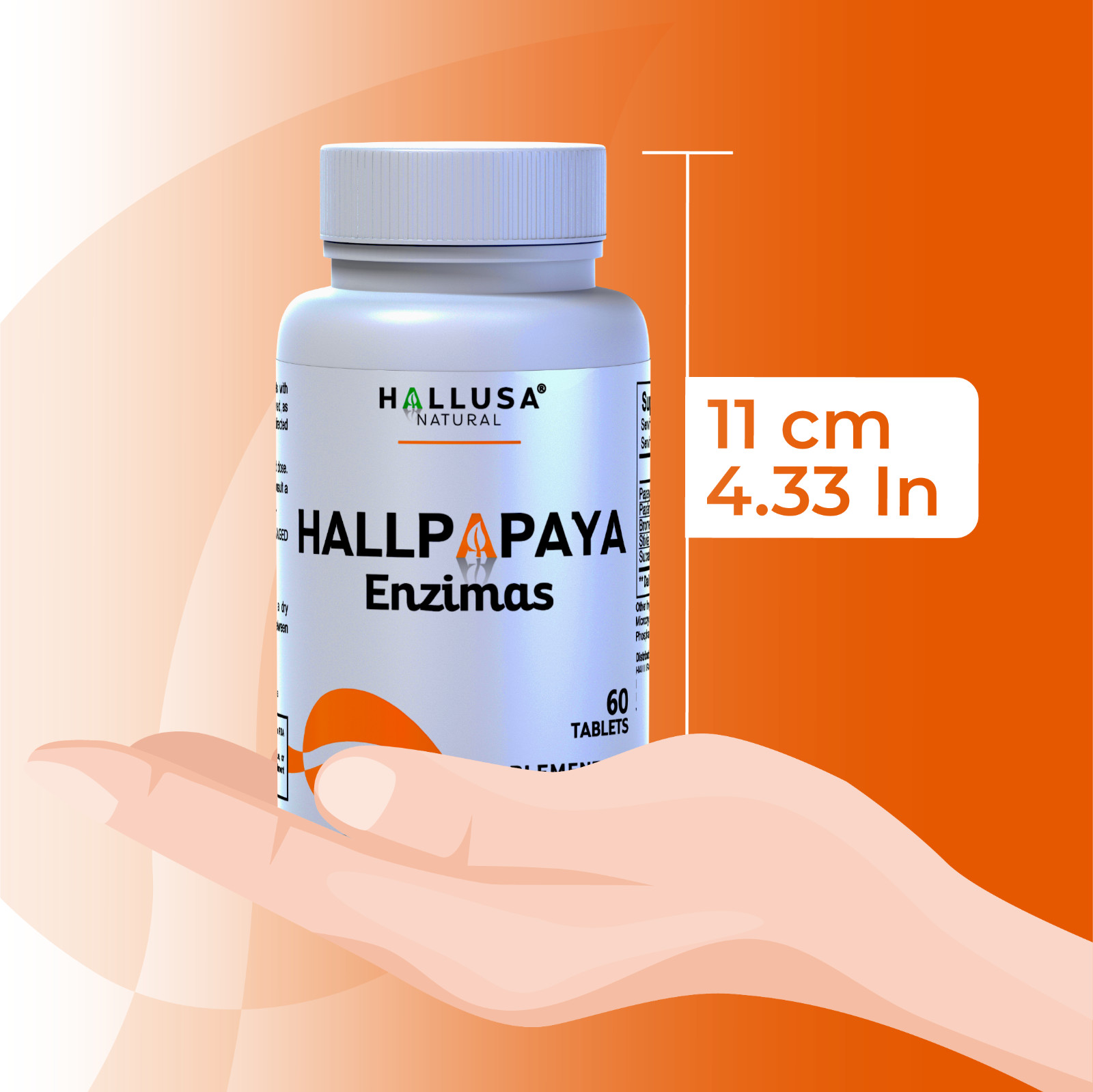 PAPAYA Enzymes – Digestive Health – Bloating and Heartburn – 60 Tab