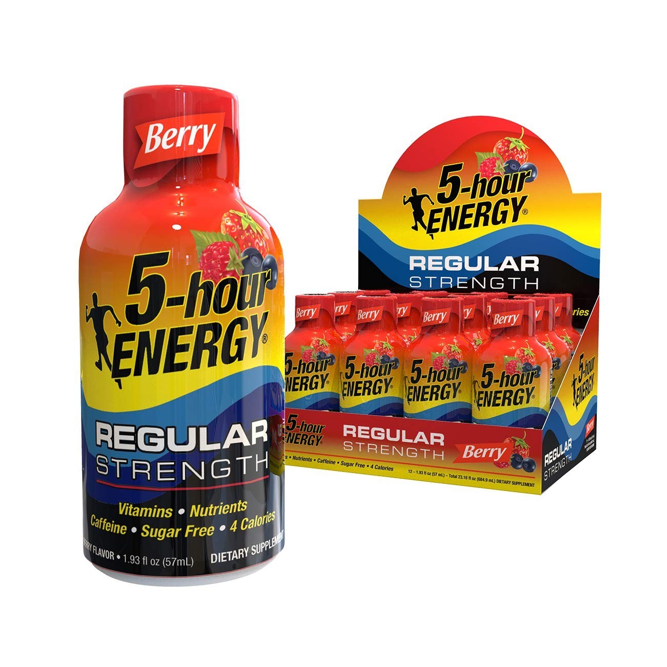 5-hour Energy Berry Flavor 120 Bottles (12×10), Exp: 1/28