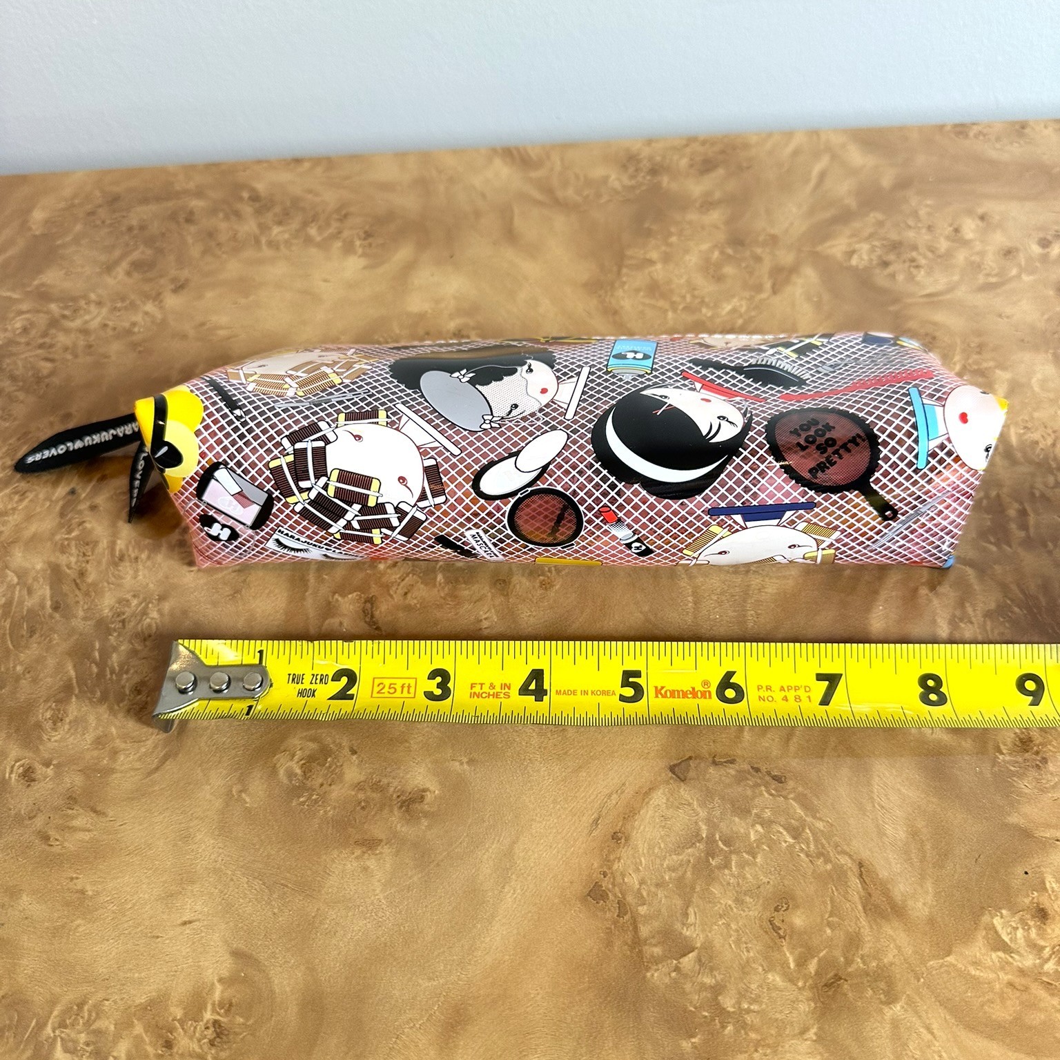 Harajuku Lovers Gwen Stefani Beauty Print PVC Cosmetic Makeup Bag Pencil Case