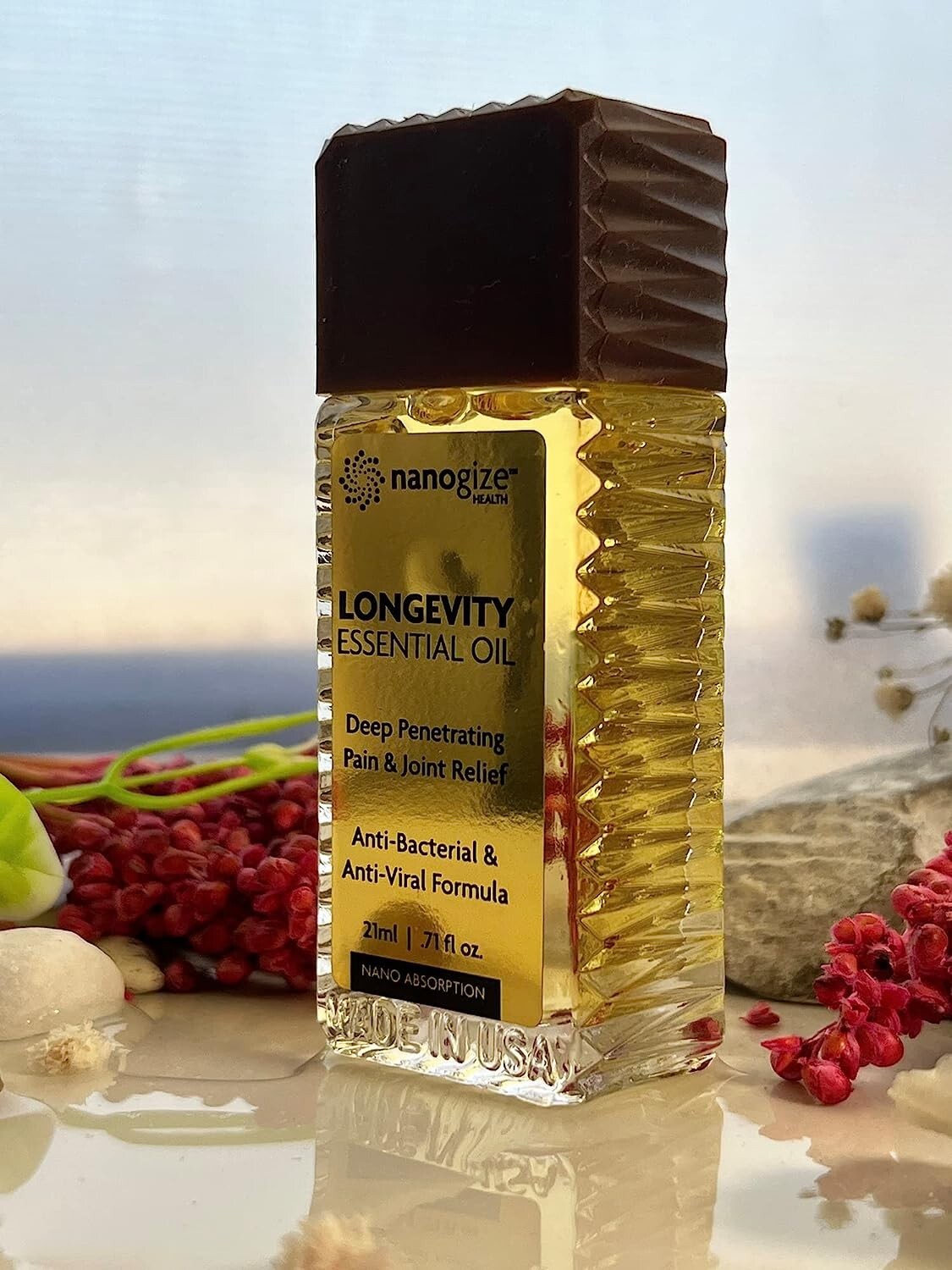 Nanogize Health LONGEVITY ESSENTIAL OIL Deep Penetrating 21mL/0.71 ( Pack of 1 )