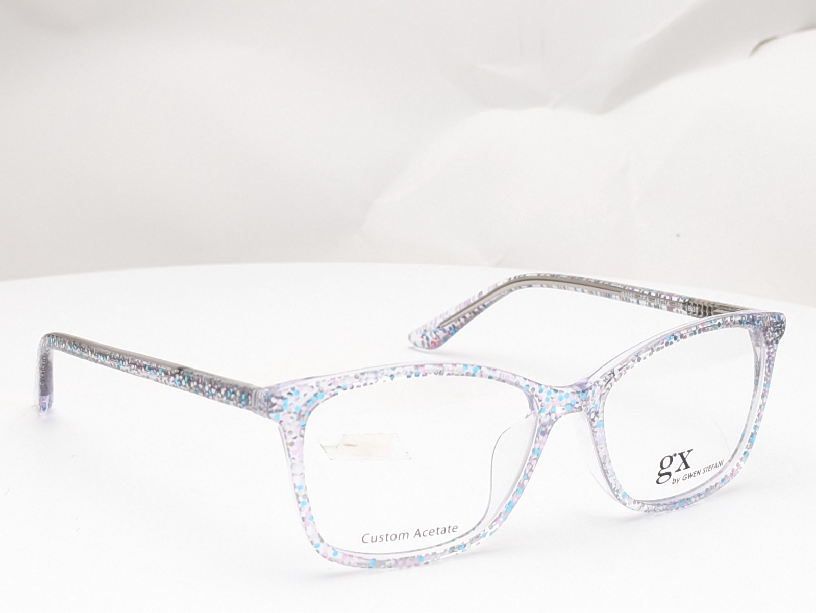 GX by Gwen Stefani GX852 TEA Teal Glitter Girls Eyeglasses Frames 49-14-130