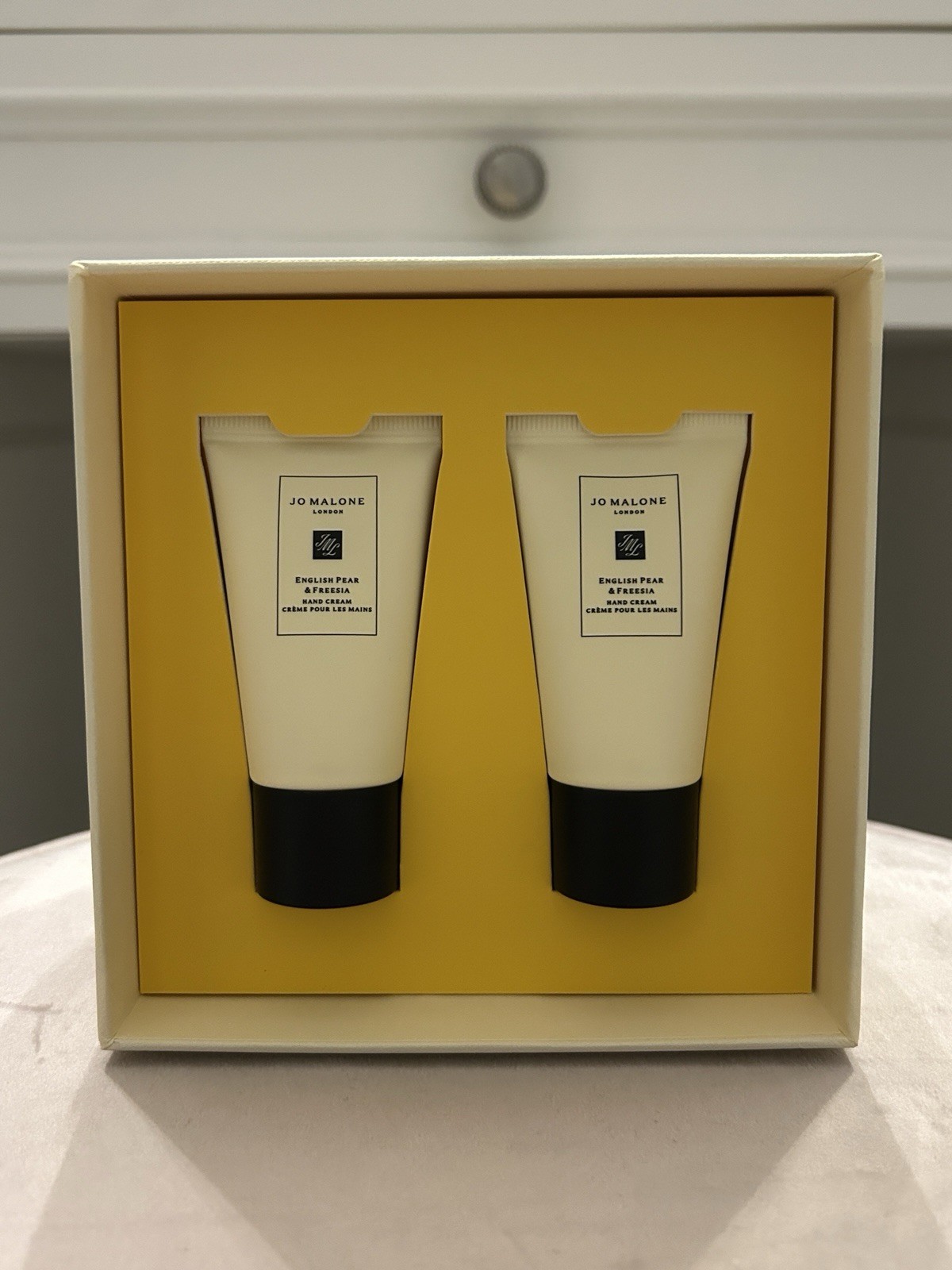 Jo Malone English Pear & Freesia Hand Care Collection 2pc Hand Cream Set NIB