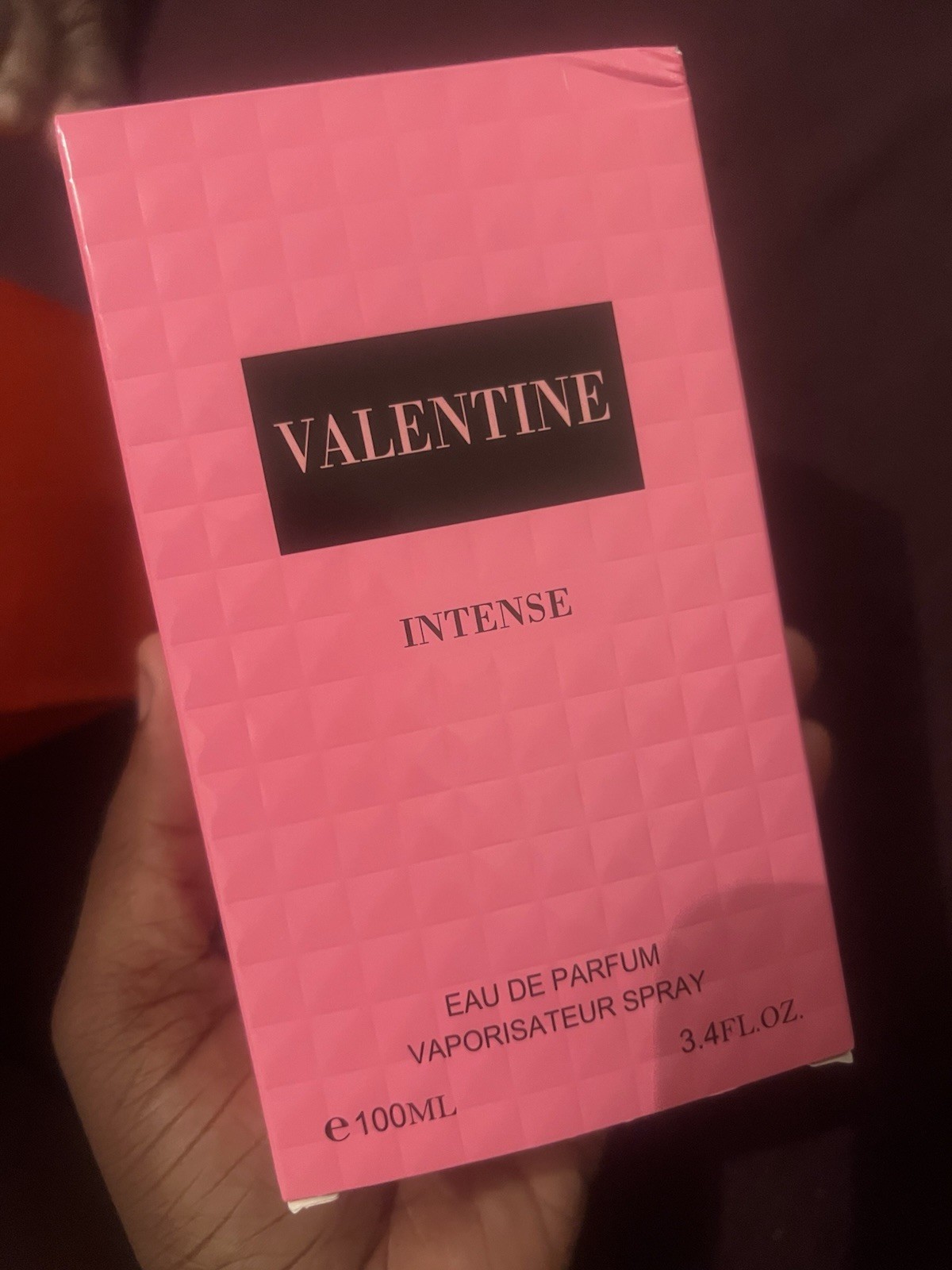 Valentine Intense Eau De Parfum Spray 3.4 fl oz Regular Size