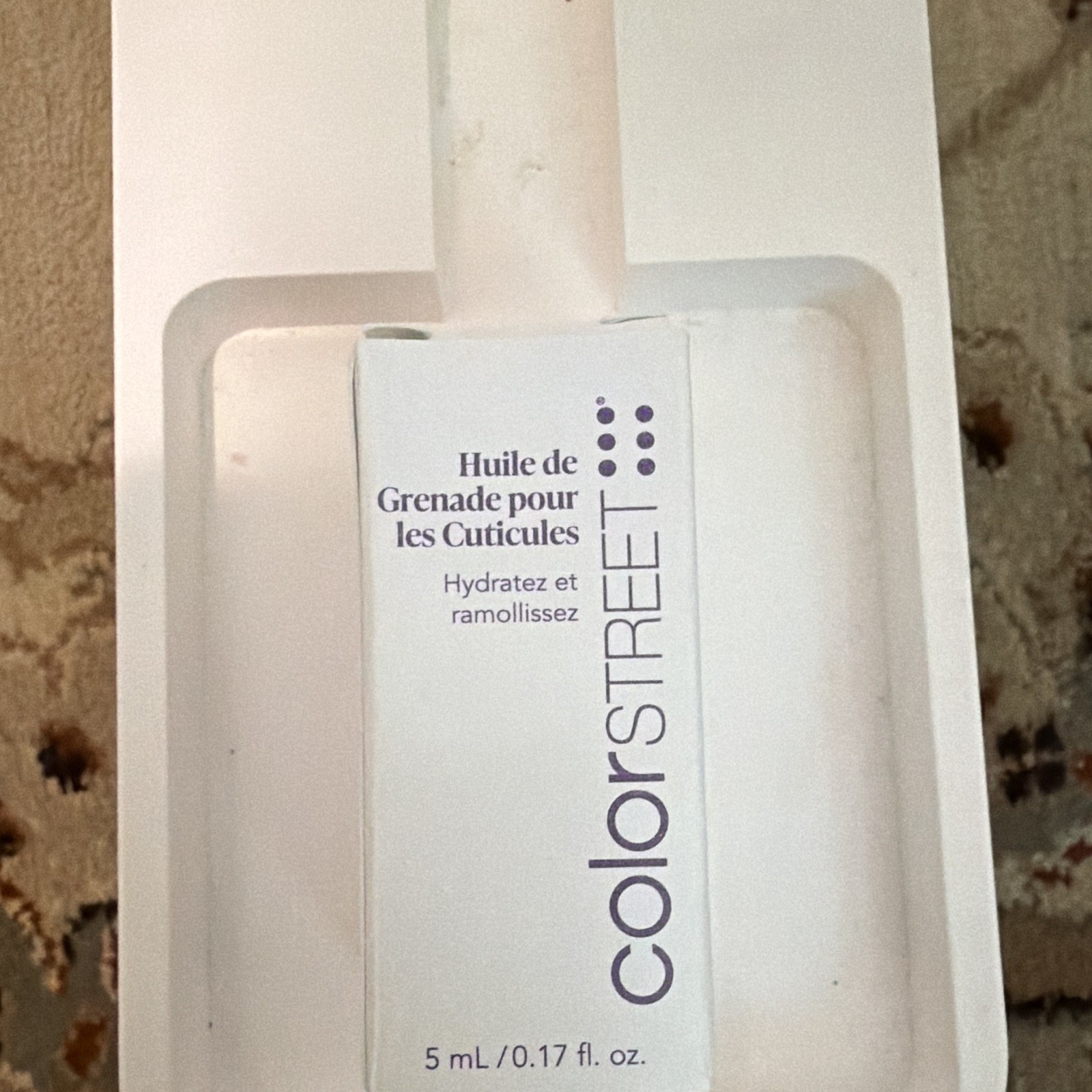 Color Street Cuticle Nourishing Oil, Pomegranate, 5 mL / 0.17 fl oz, 12M