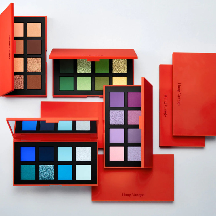 Authentic HUNG VANNGO BEAUTY Color Story Eyeshadow Palette,8 SHADES,8 x 0.06 oz