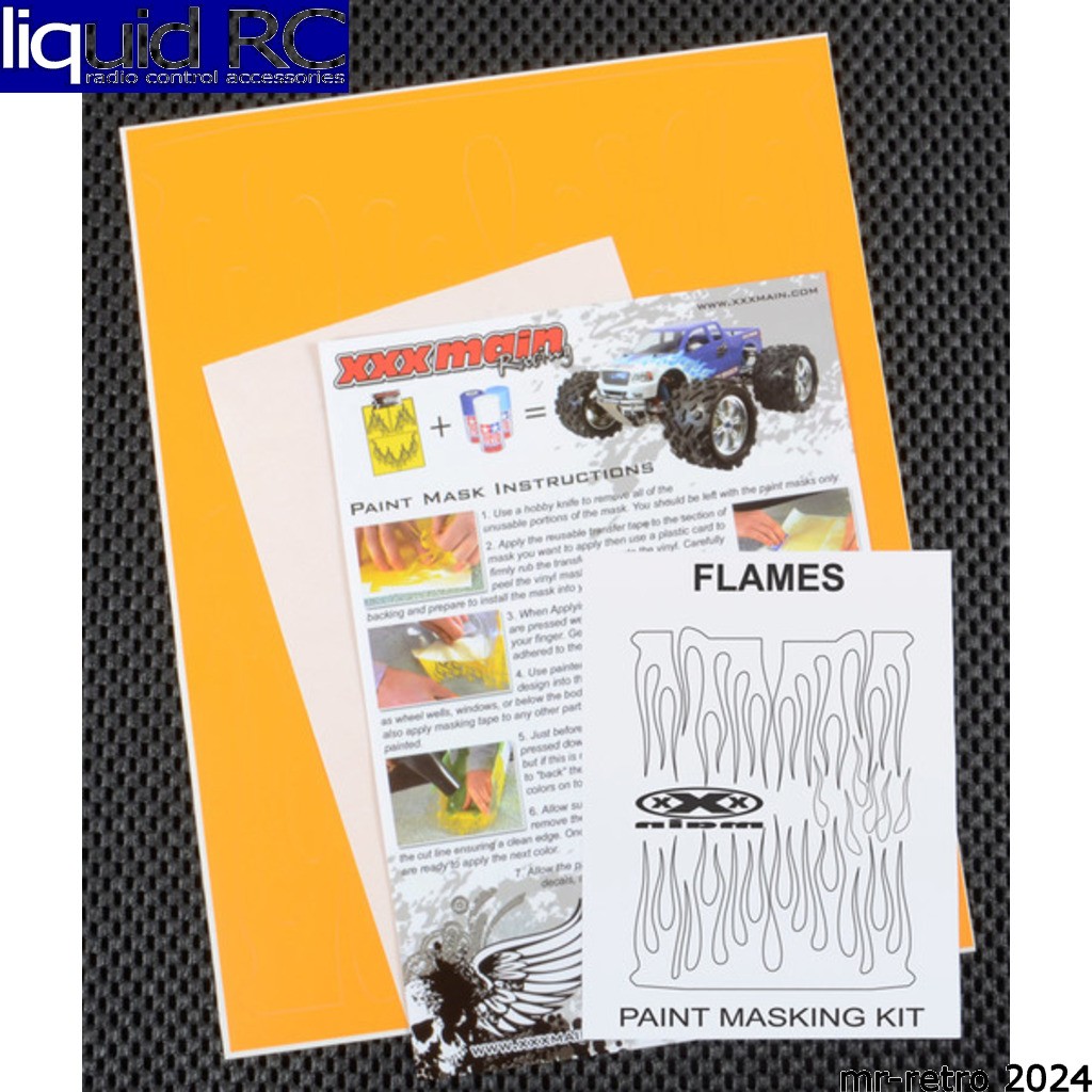 XXX Main M004L Flames Paint Mask
