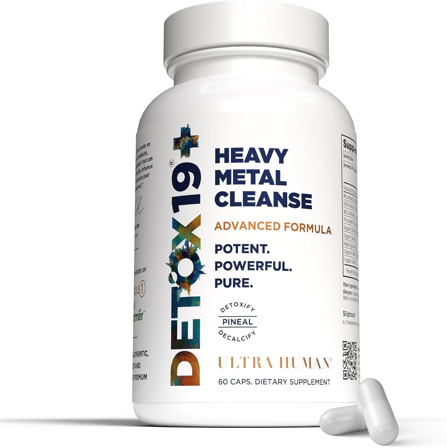 Ultra Human Daily Wellness Support – Heavy Metal Detox Cleanse with Zeolite S…