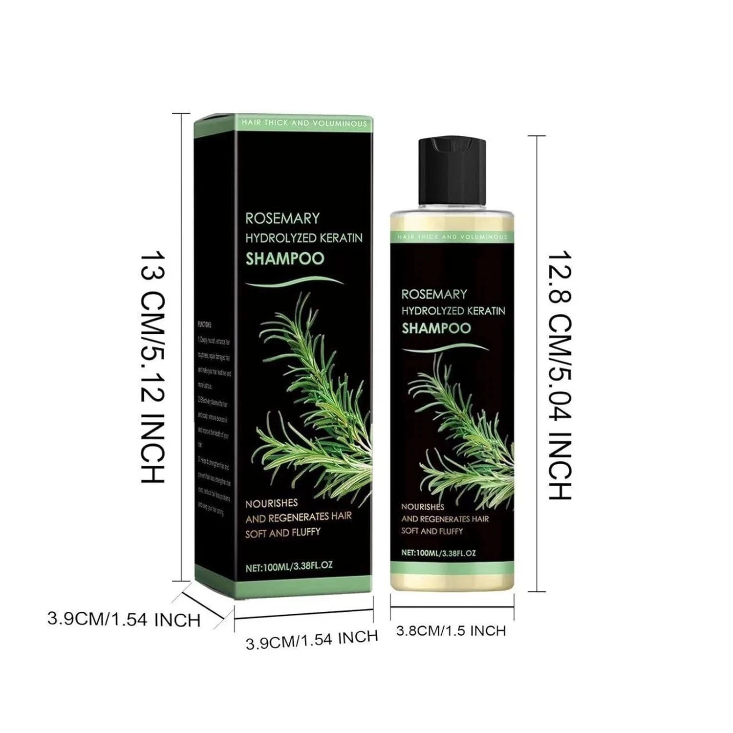 Tgideas Organic Rosemary Hair Growth Shampoo for Women and Men-Natural Thicke…
