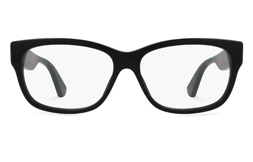 GUCCI GG0038ON 011 Black Green / Red Women’s 54 mm Eyeglasses NEW 100%