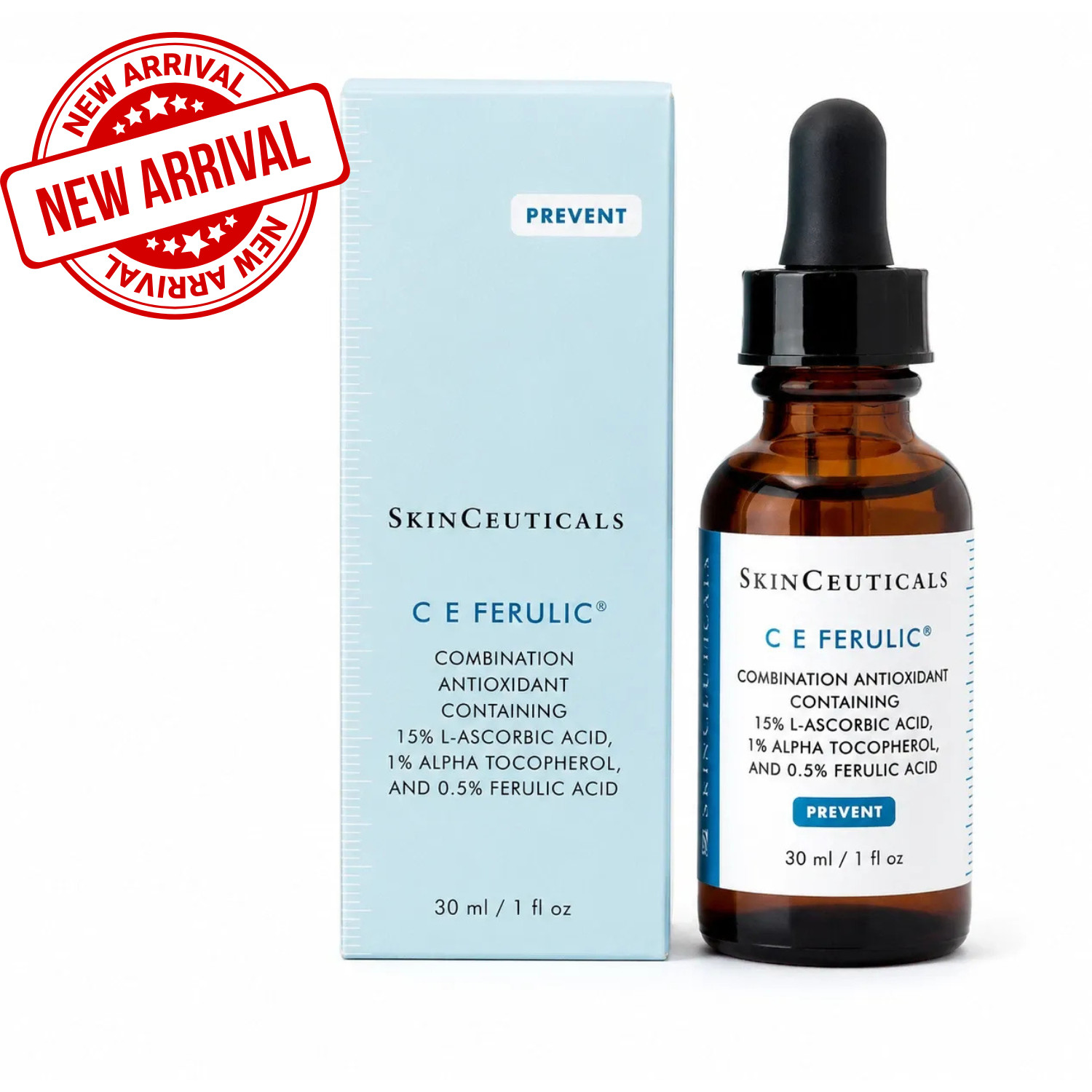 SkinCeuticals CE Ferulic 15% L-Ascorbic Acid Antioxidant Serum 1oz New Sealed US